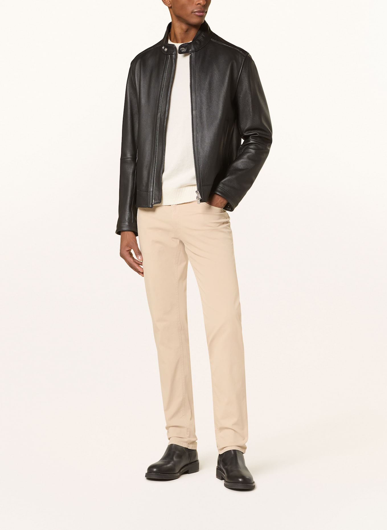 BRAX Kalhoty CHUCK Modern Fit: SVĚTLE HNĚDÁ