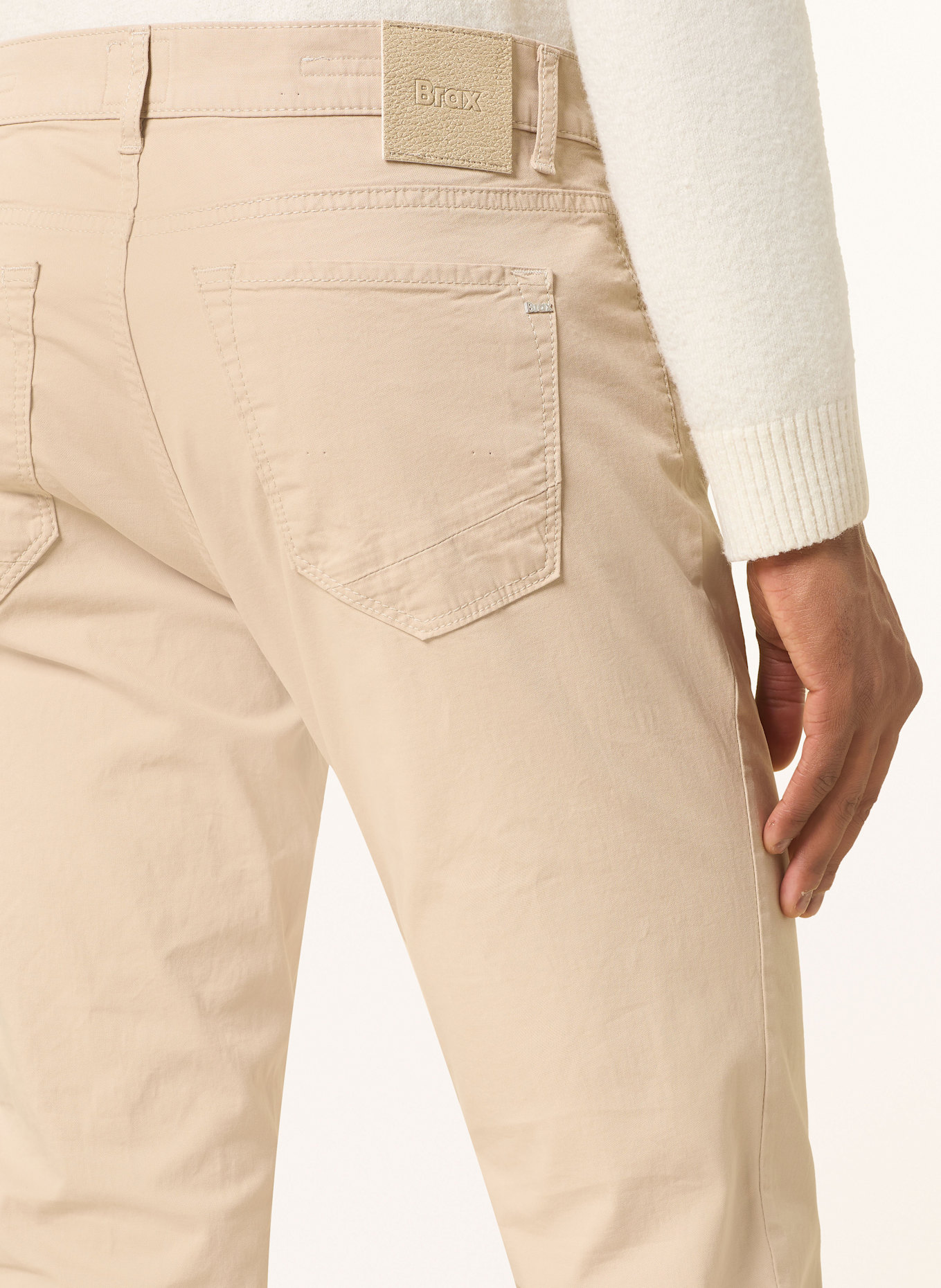 BRAX Kalhoty CHUCK Modern Fit: SVĚTLE HNĚDÁ