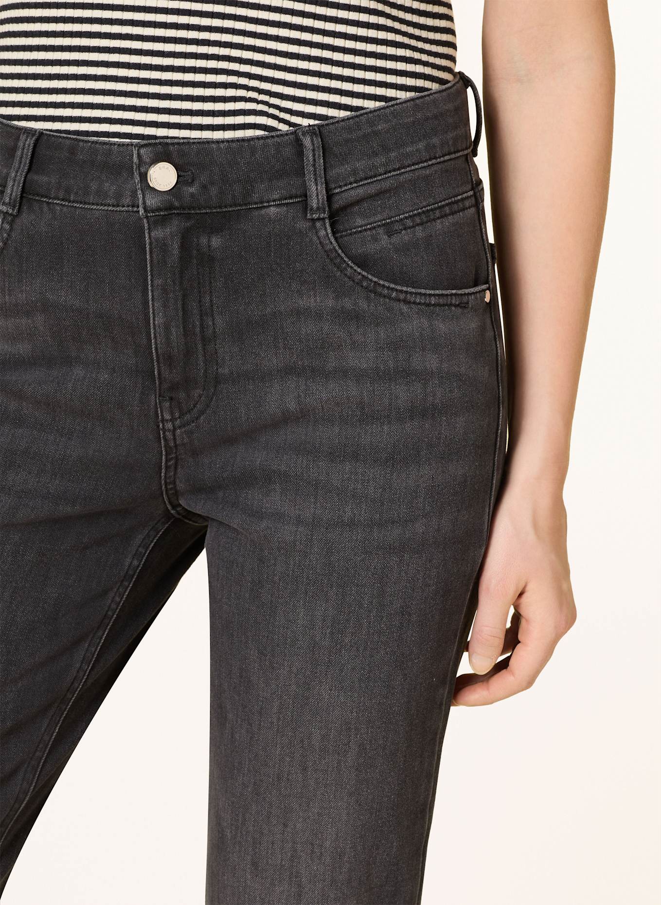 BRAX Jeansy SHAKIRA: 04 USED DARK GREY