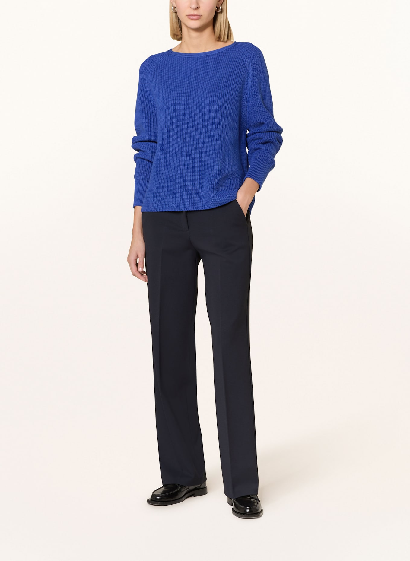 BRAX Marlenehose STYLE.MAINE: DUNKELBLAU