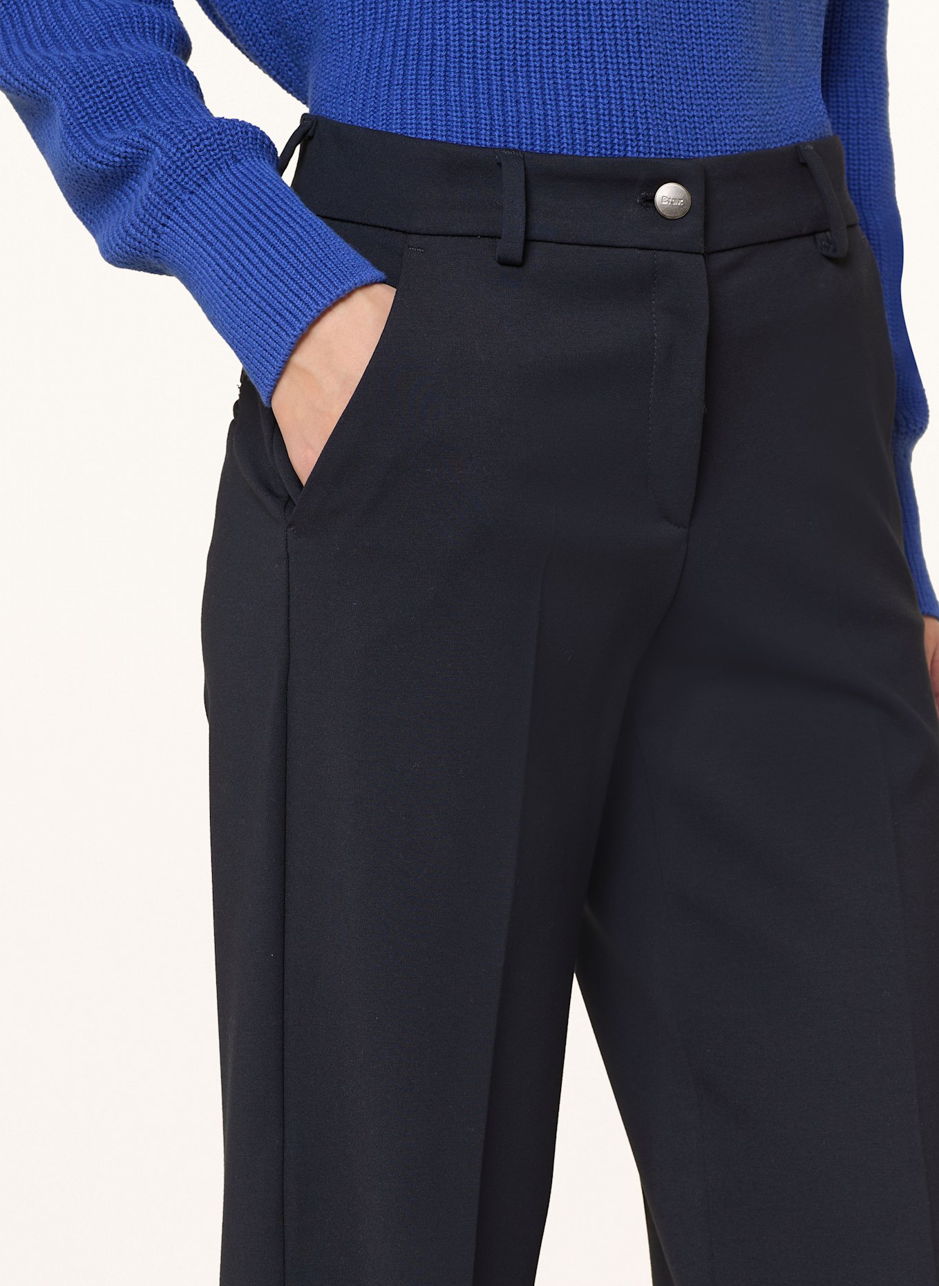 BRAX Marlenehose STYLE.MAINE: DUNKELBLAU