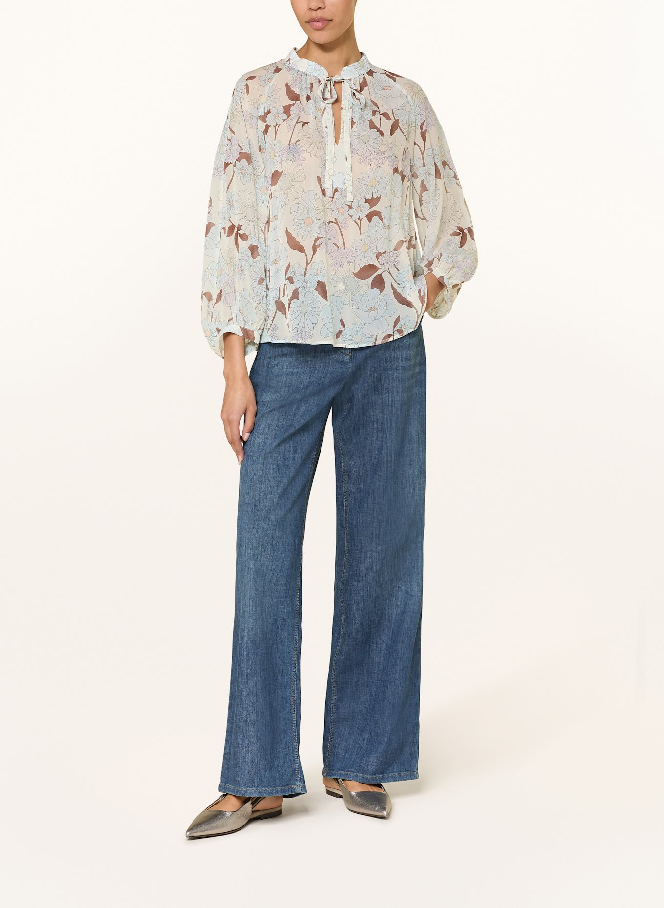 LUISA CERANO Straight Jeans: 256 blue