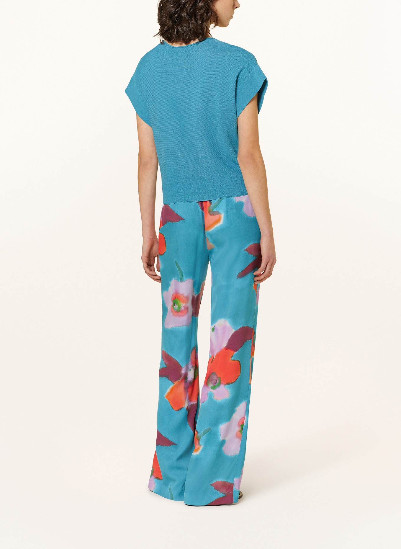 LUISA CERANO Strickshirt: TÜRKIS