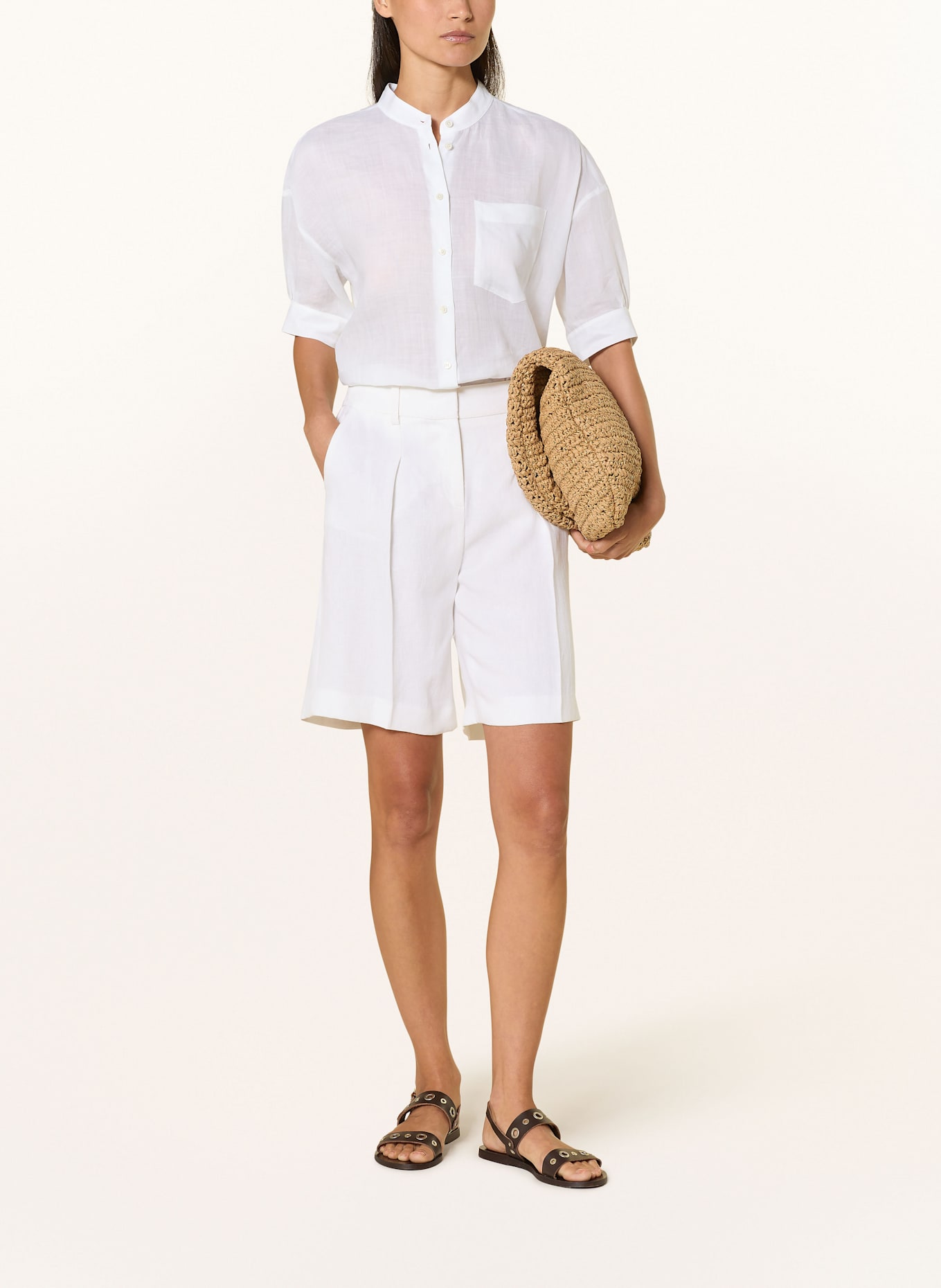 LUISA CERANO Bluse: CREME
