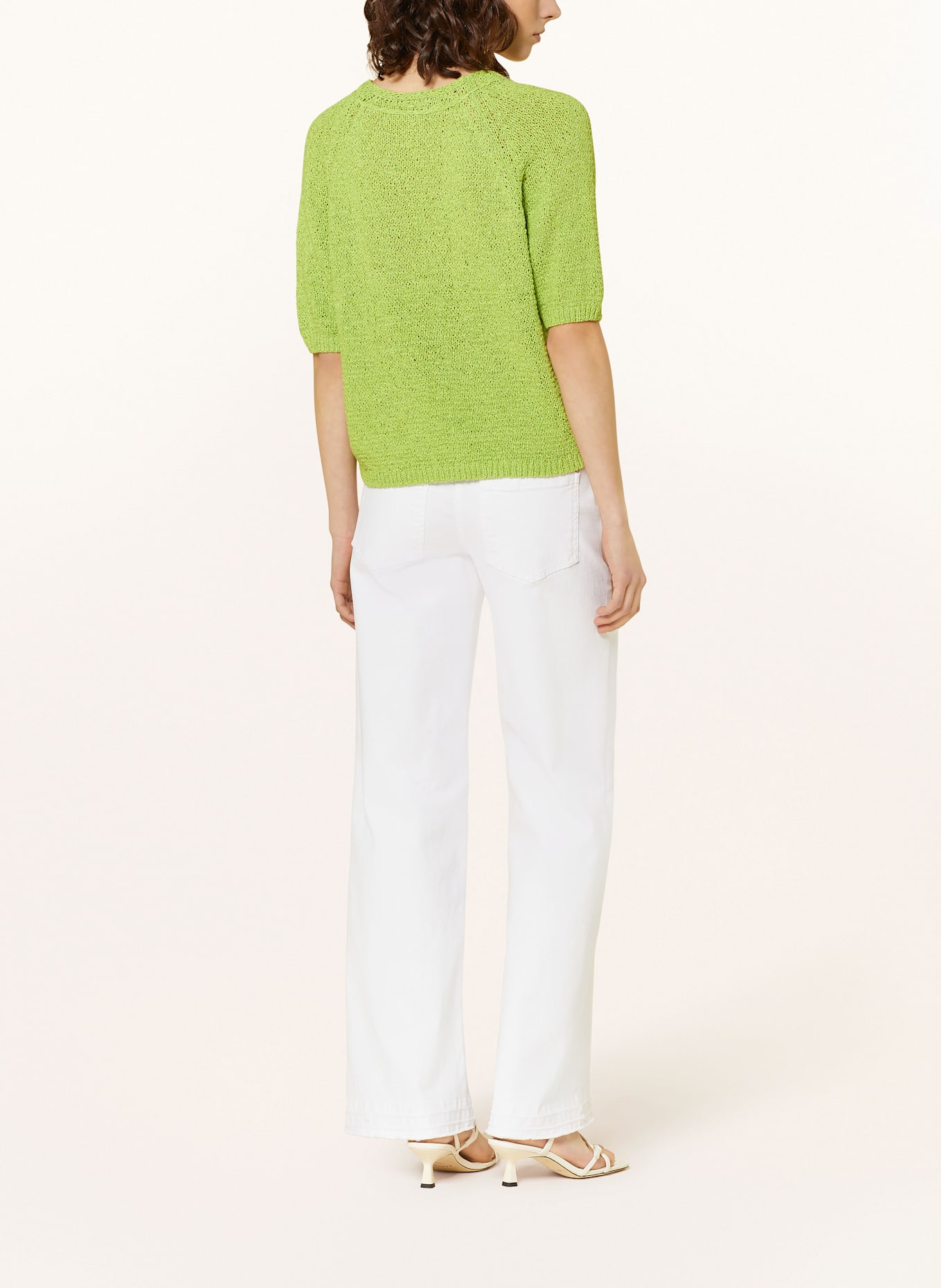 LUISA CERANO Strickshirt: HELLGRÜN