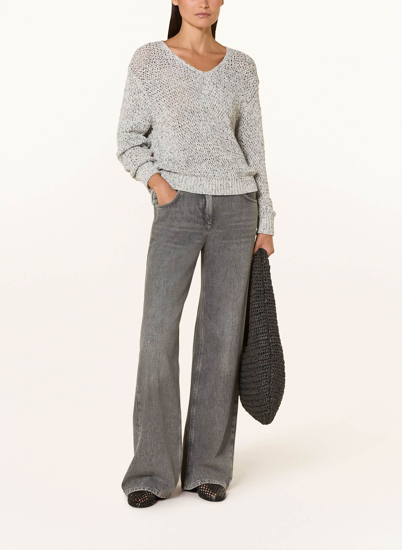 LUISA CERANO Jeans: 1661 cool grey melange