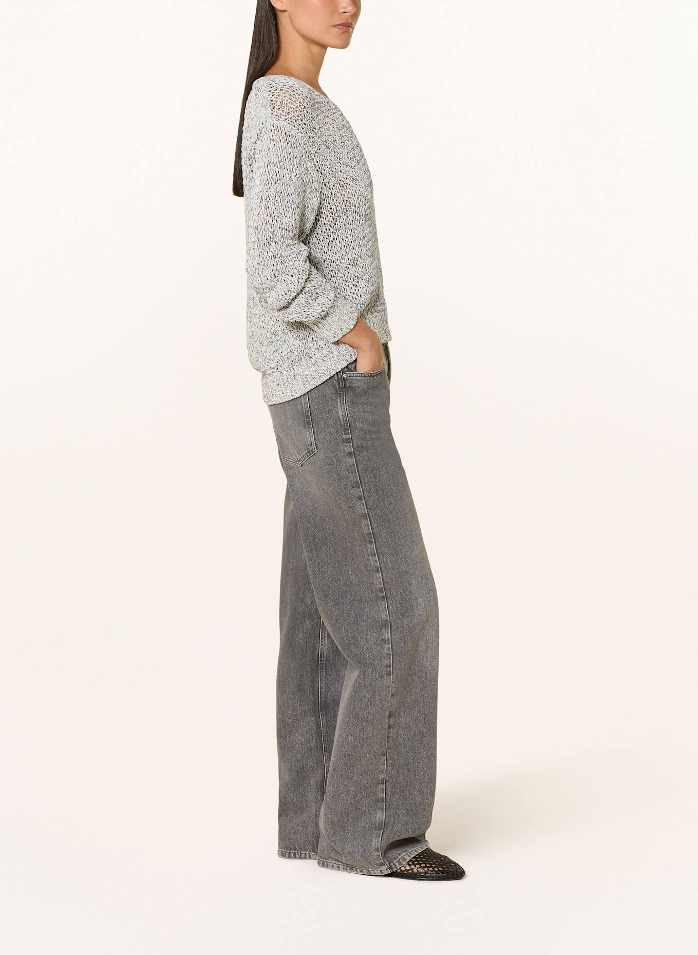 LUISA CERANO Jeans: 1661 cool grey melange
