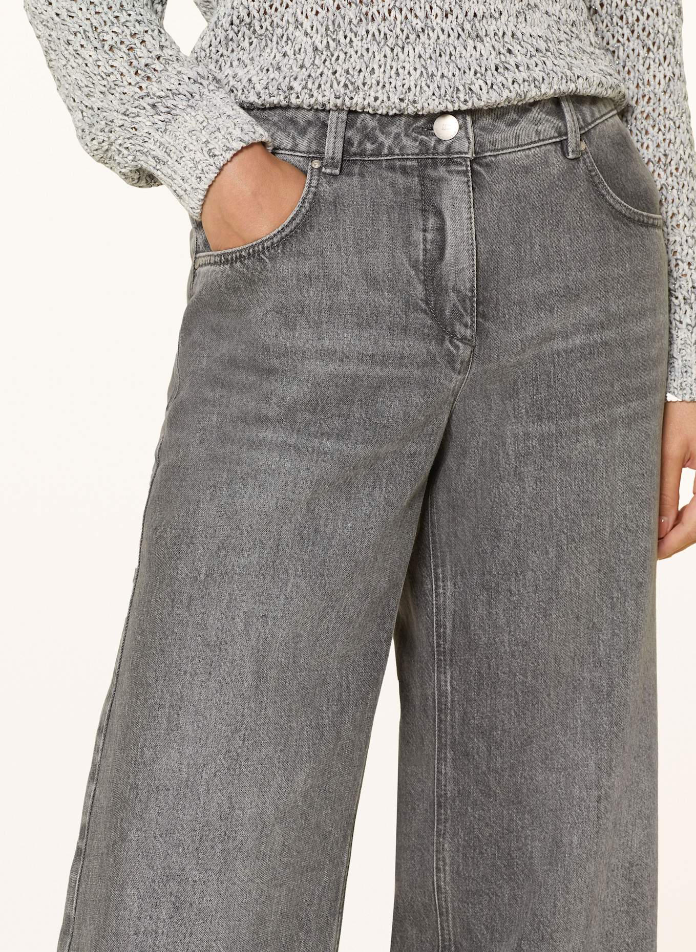 LUISA CERANO Jeans: 1661 cool grey melange