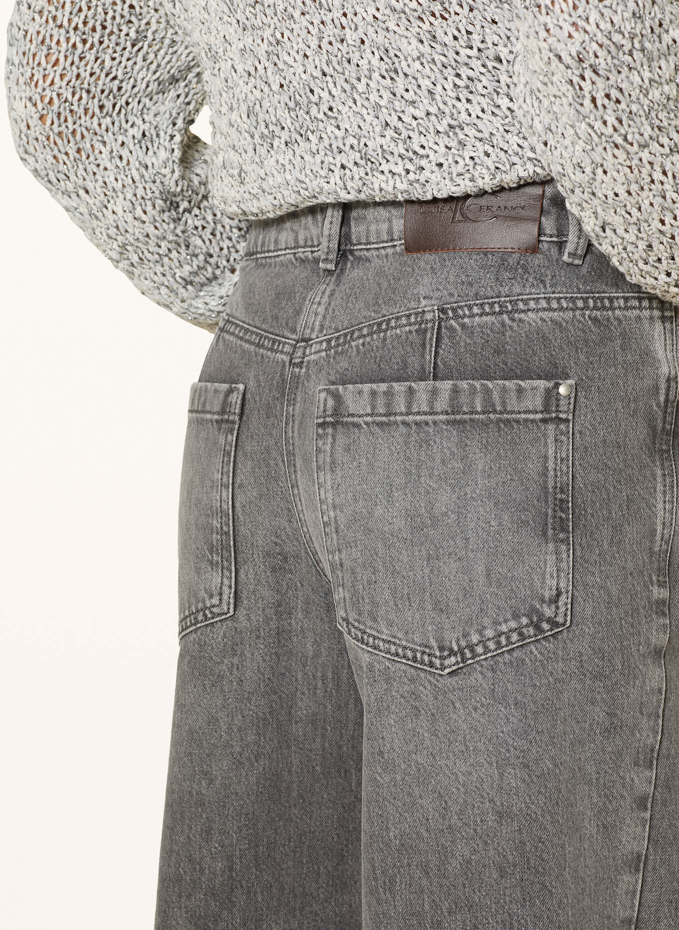 LUISA CERANO Jeans: 1661 cool grey melange