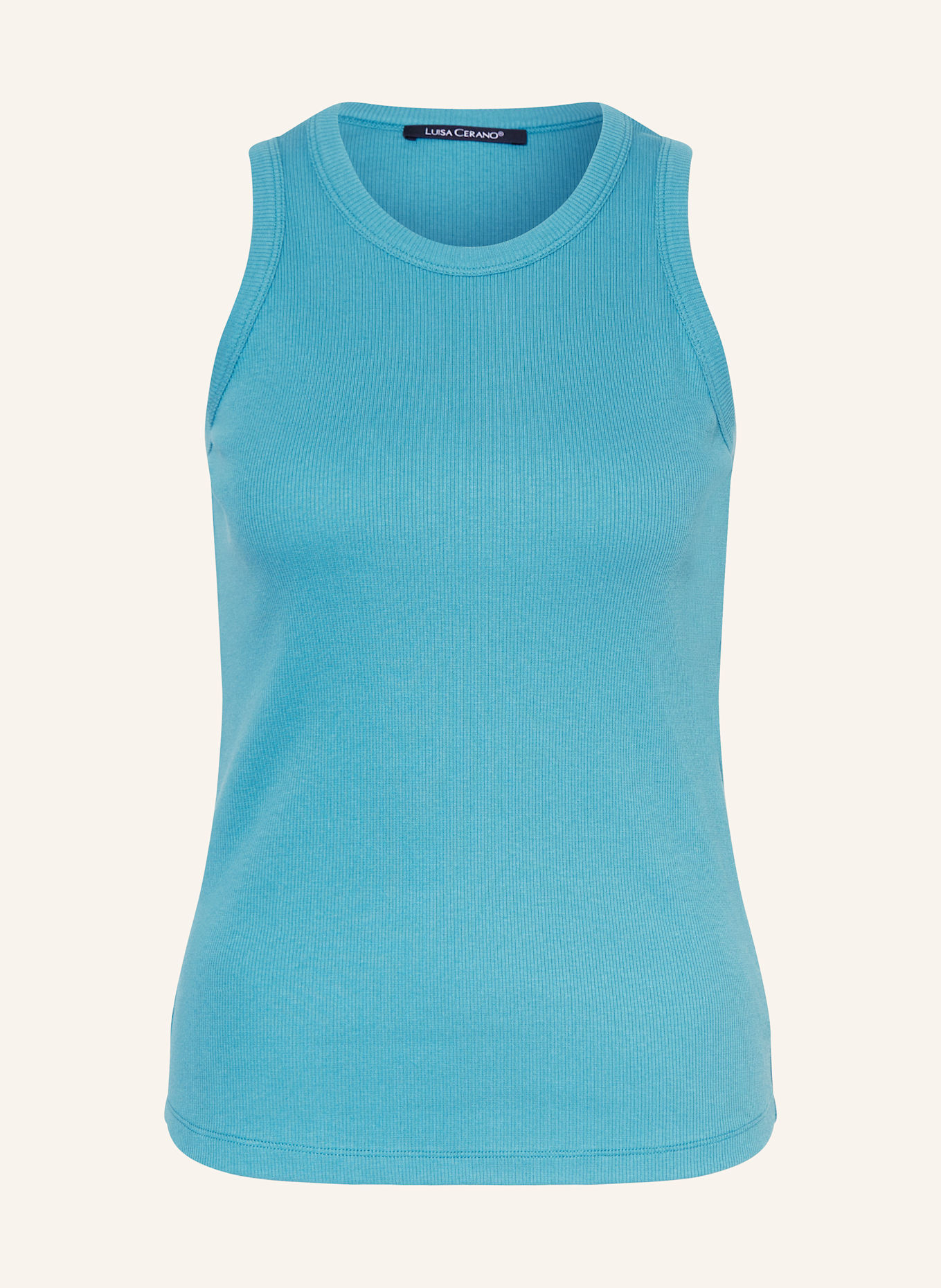LUISA CERANO Top: LIGHT BLUE
