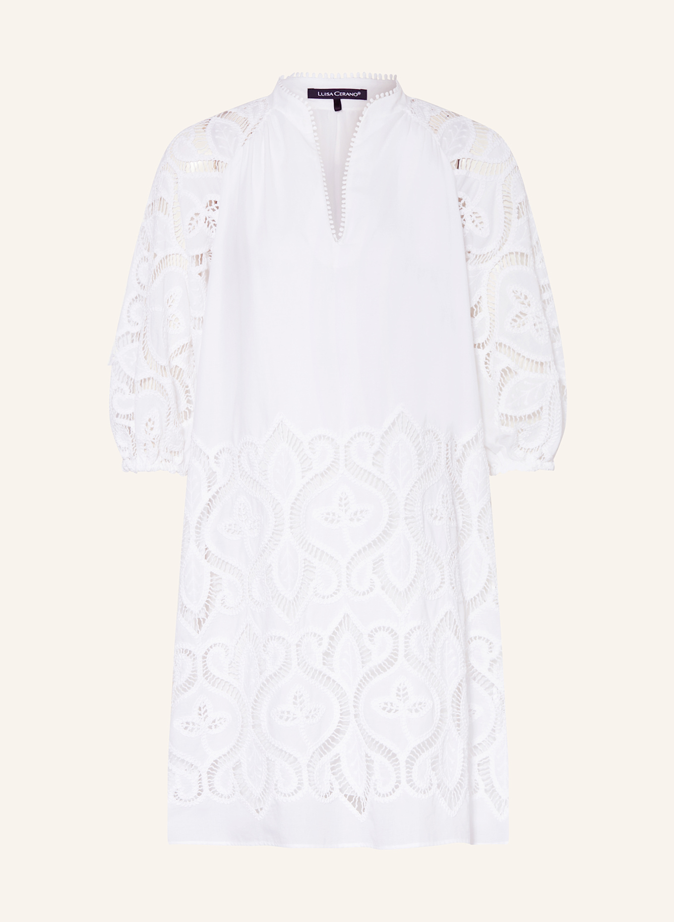 LUISA CERANO Šaty: BÍLÁ