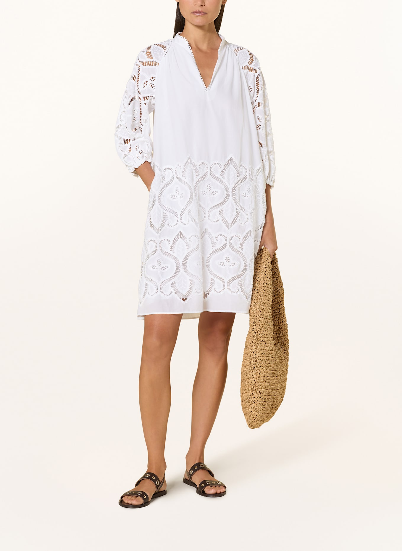 LUISA CERANO Šaty: BÍLÁ