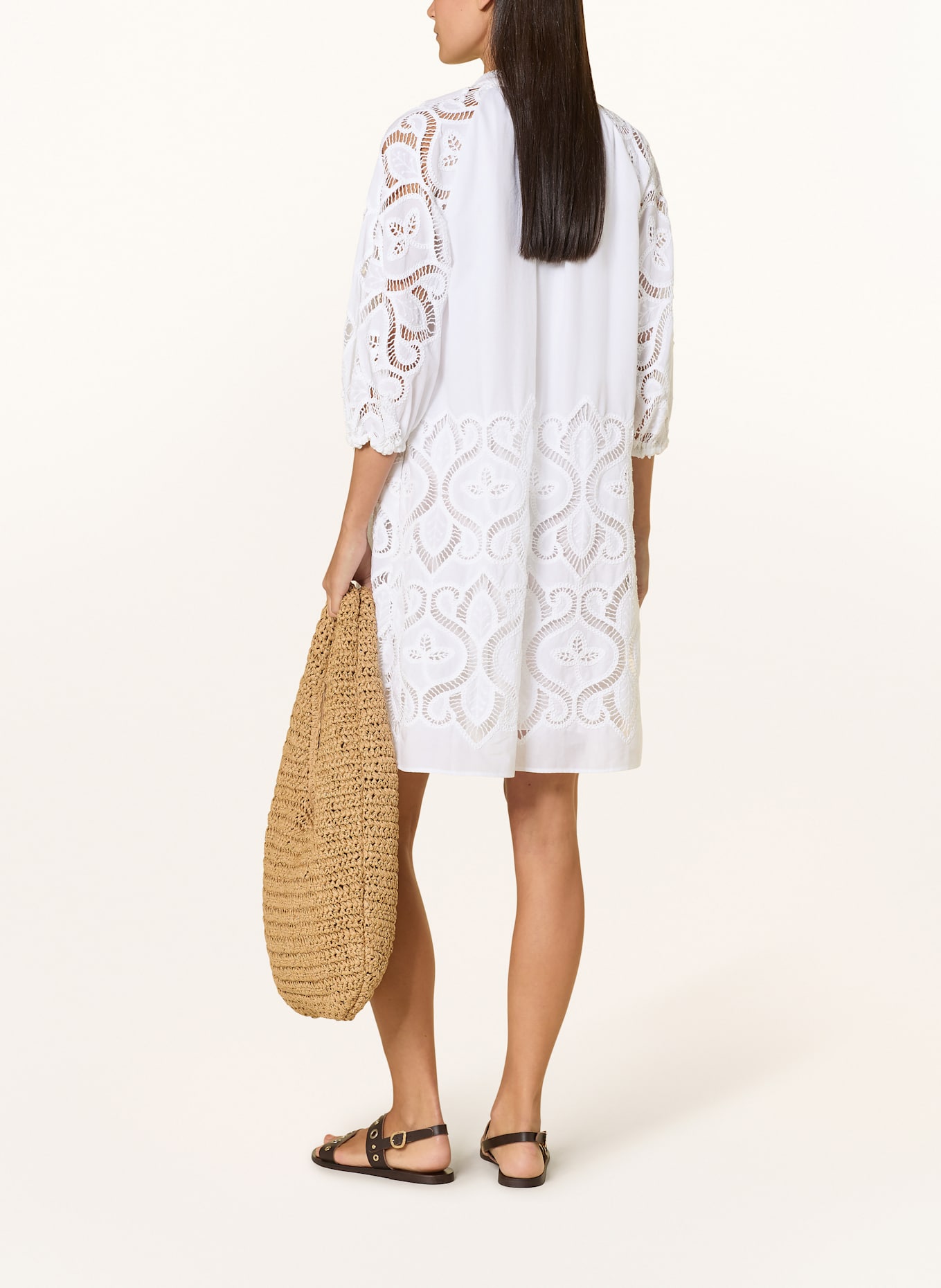 LUISA CERANO Šaty: BÍLÁ