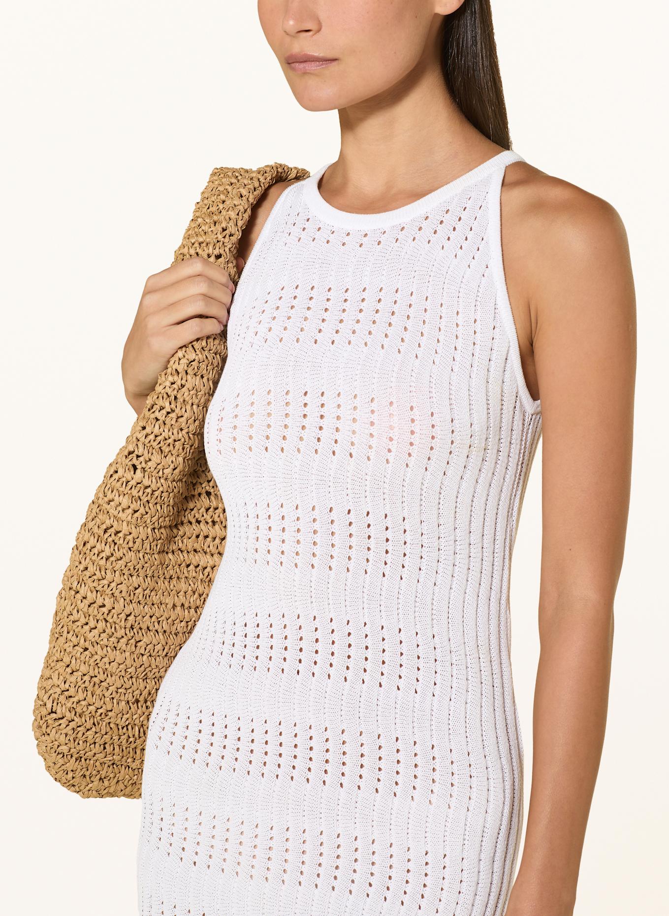 LUISA CERANO Strickkleid: WEISS