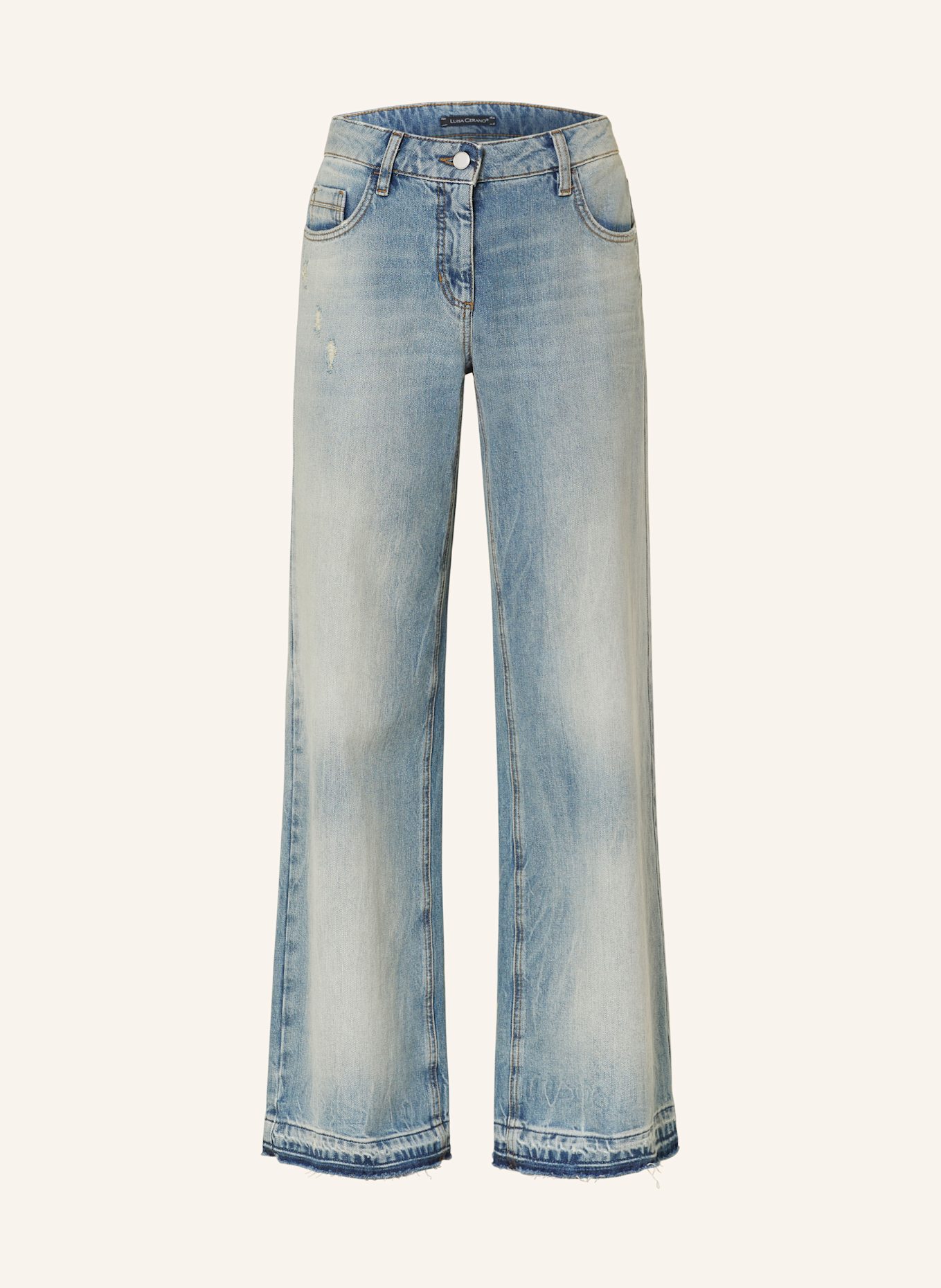 LUISA CERANO Jeans: 234 denim blue