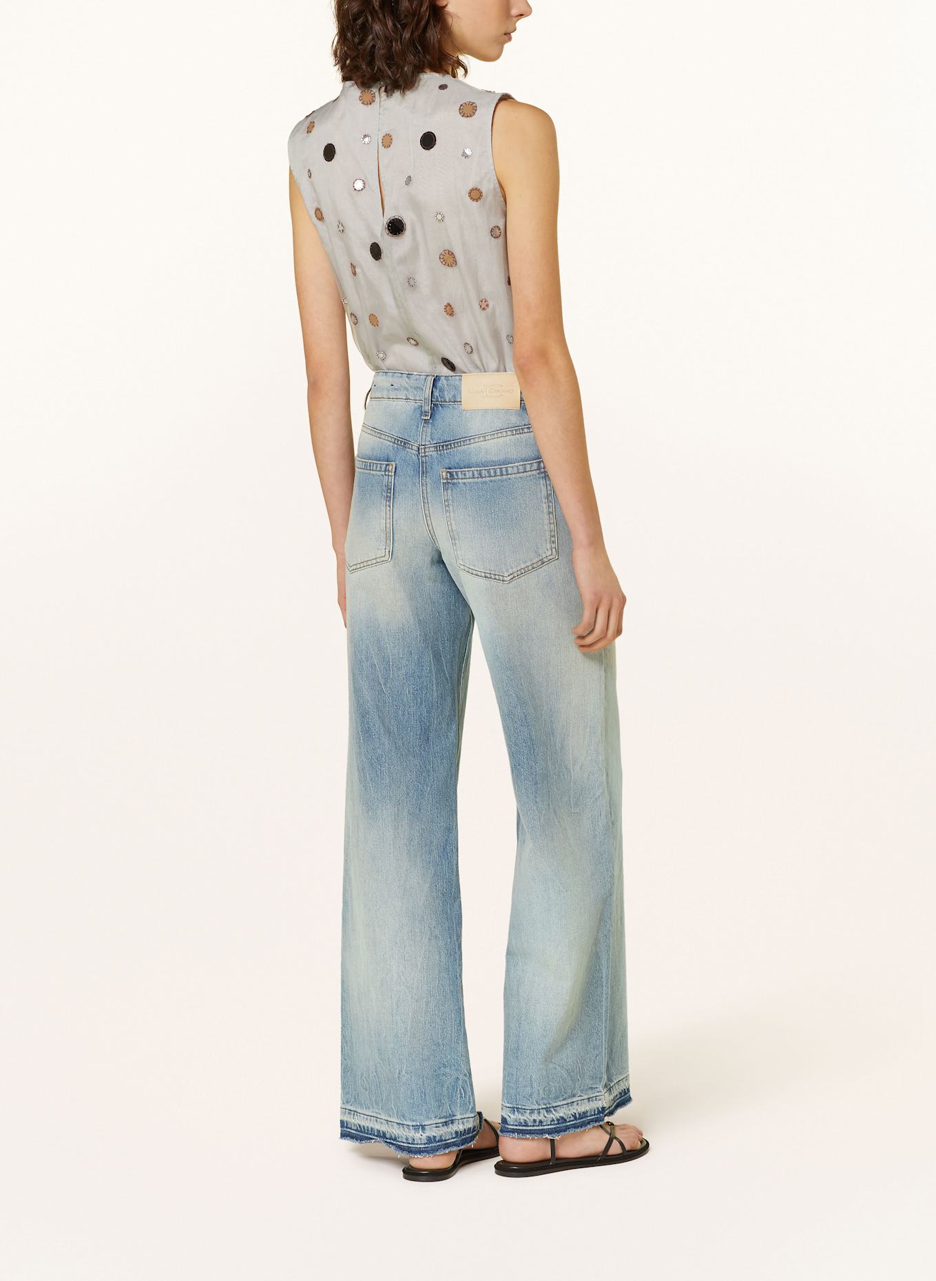 LUISA CERANO Jeans: 234 denim blue