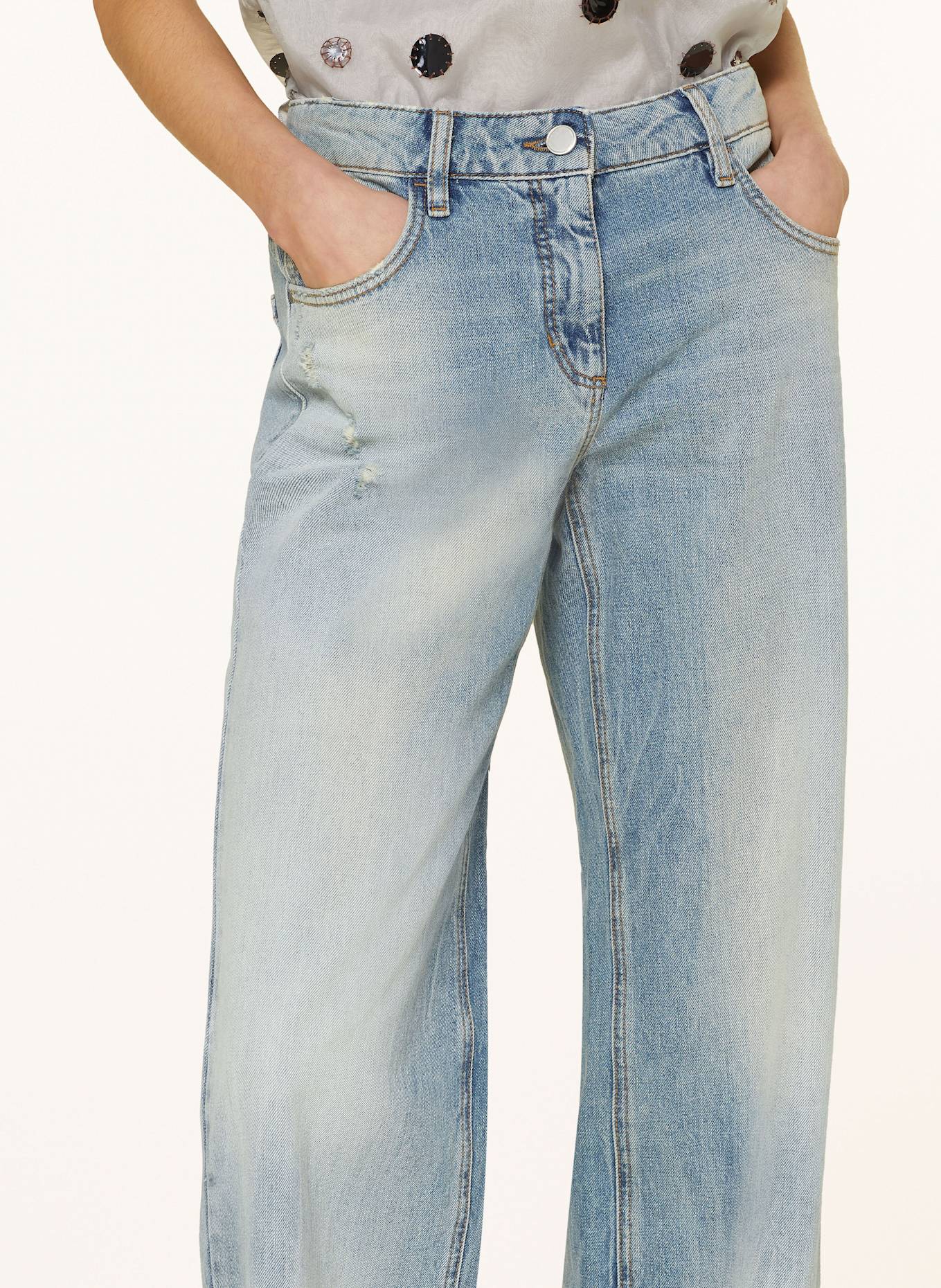 LUISA CERANO Jeans: 234 denim blue