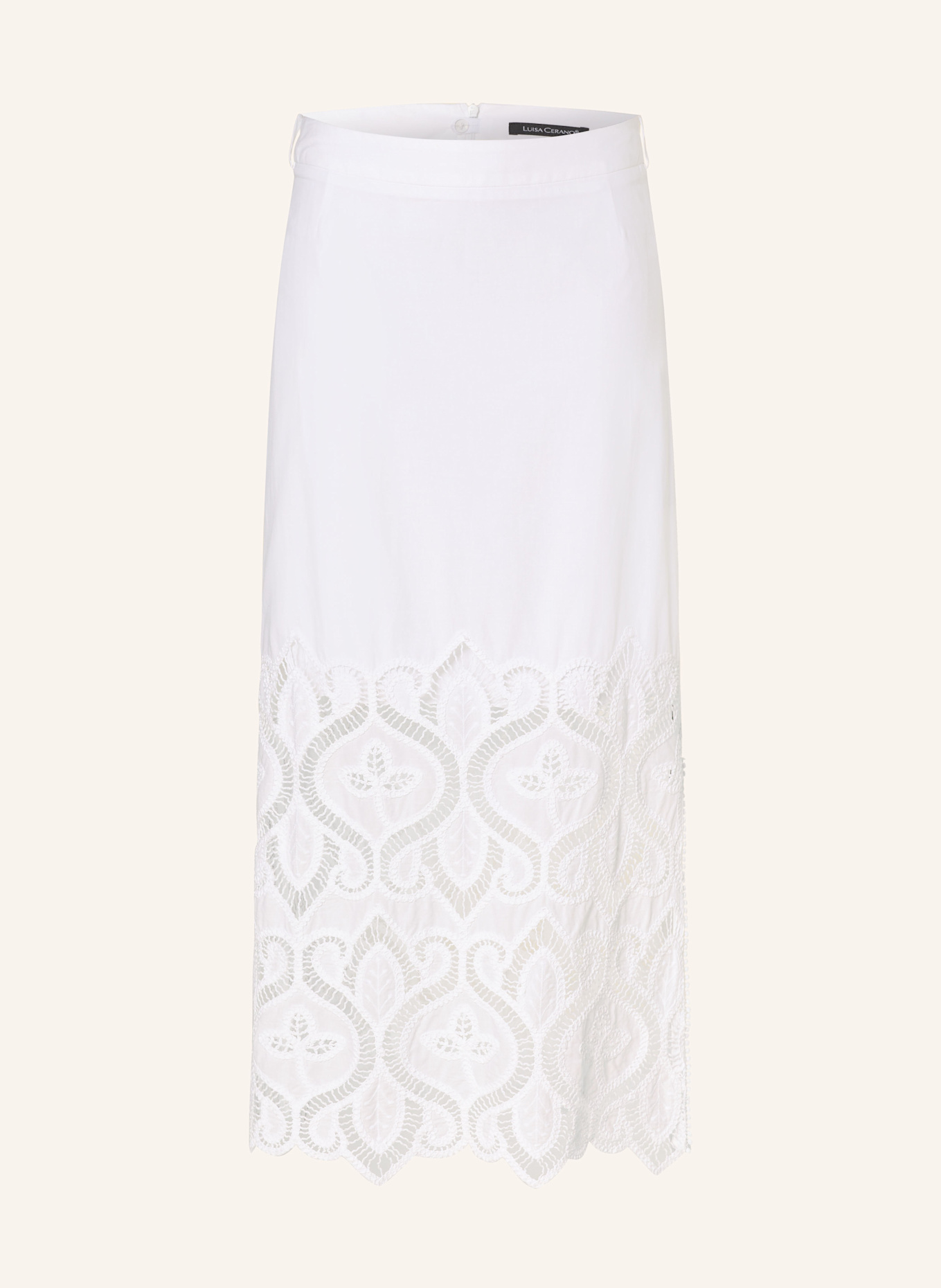 LUISA CERANO Sukně: BÍLÁ