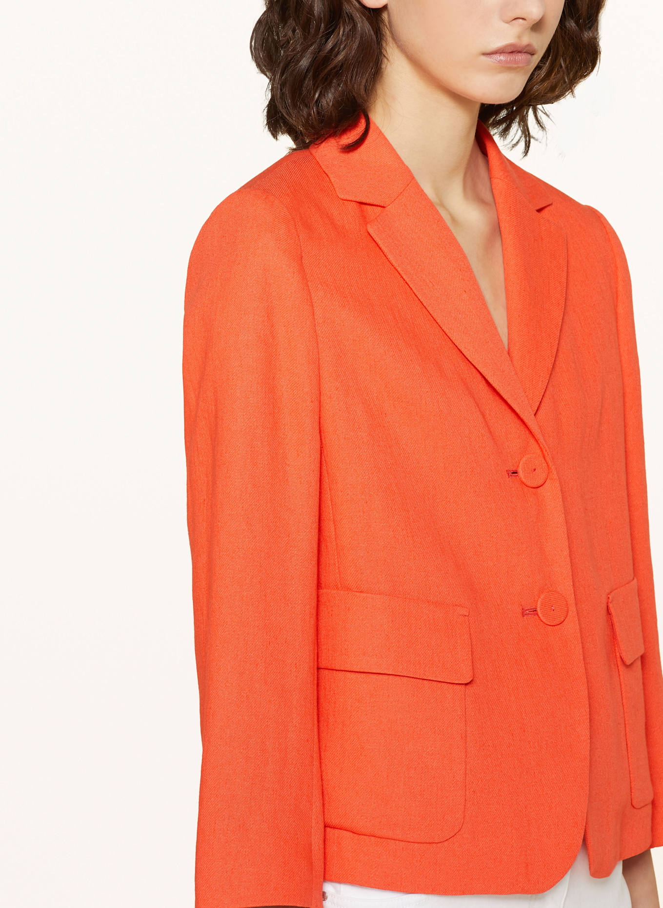 LUISA CERANO Blejzr s příměsí lnu: ČERVENÁ