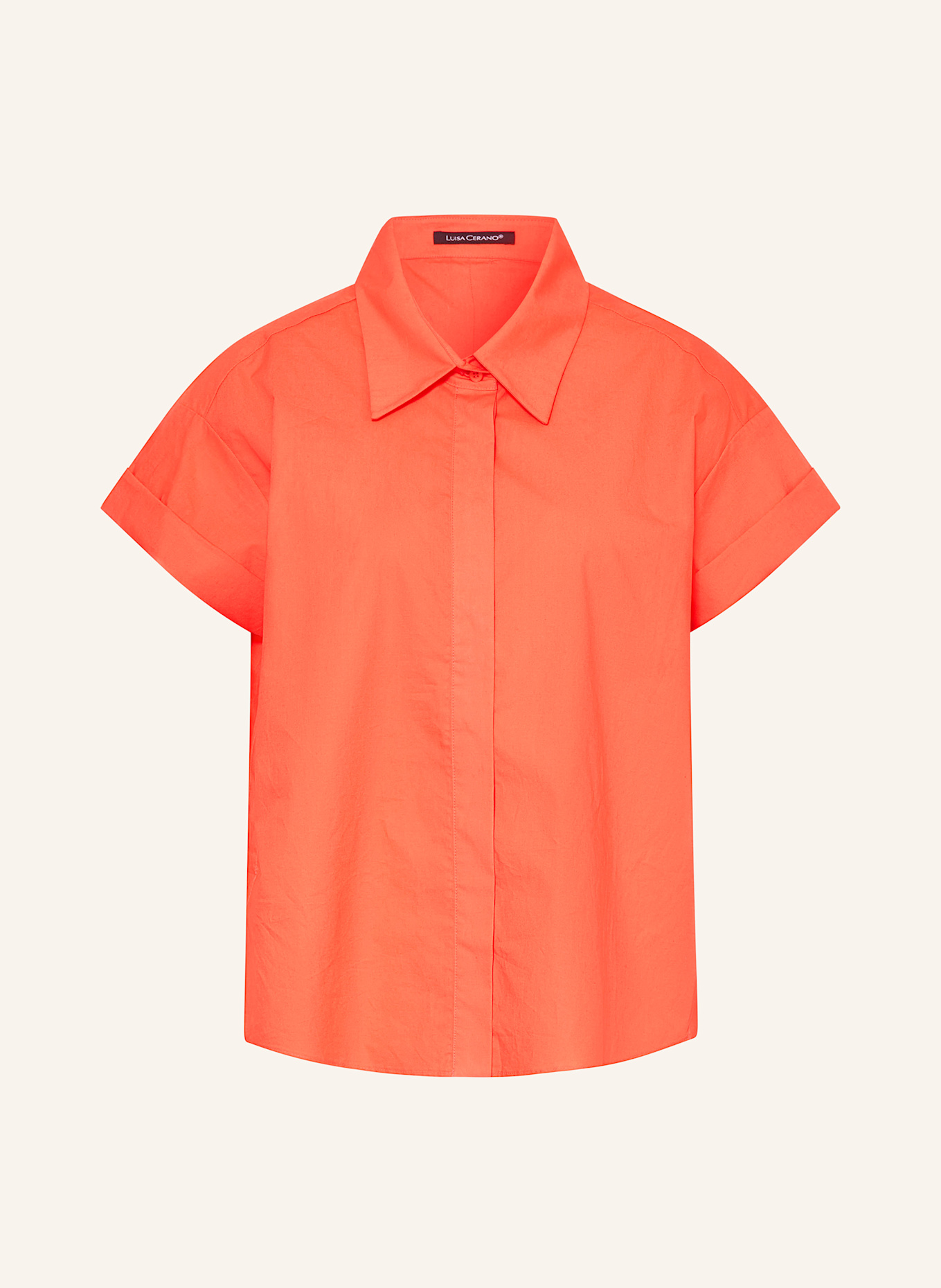 LUISA CERANO Košilová halenka: ORANŽOVÁ