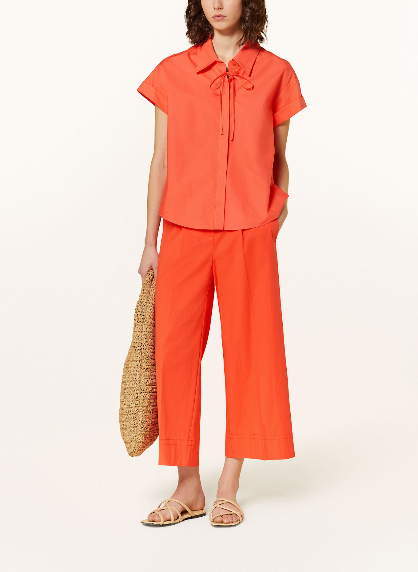 LUISA CERANO Košilová halenka: ORANŽOVÁ