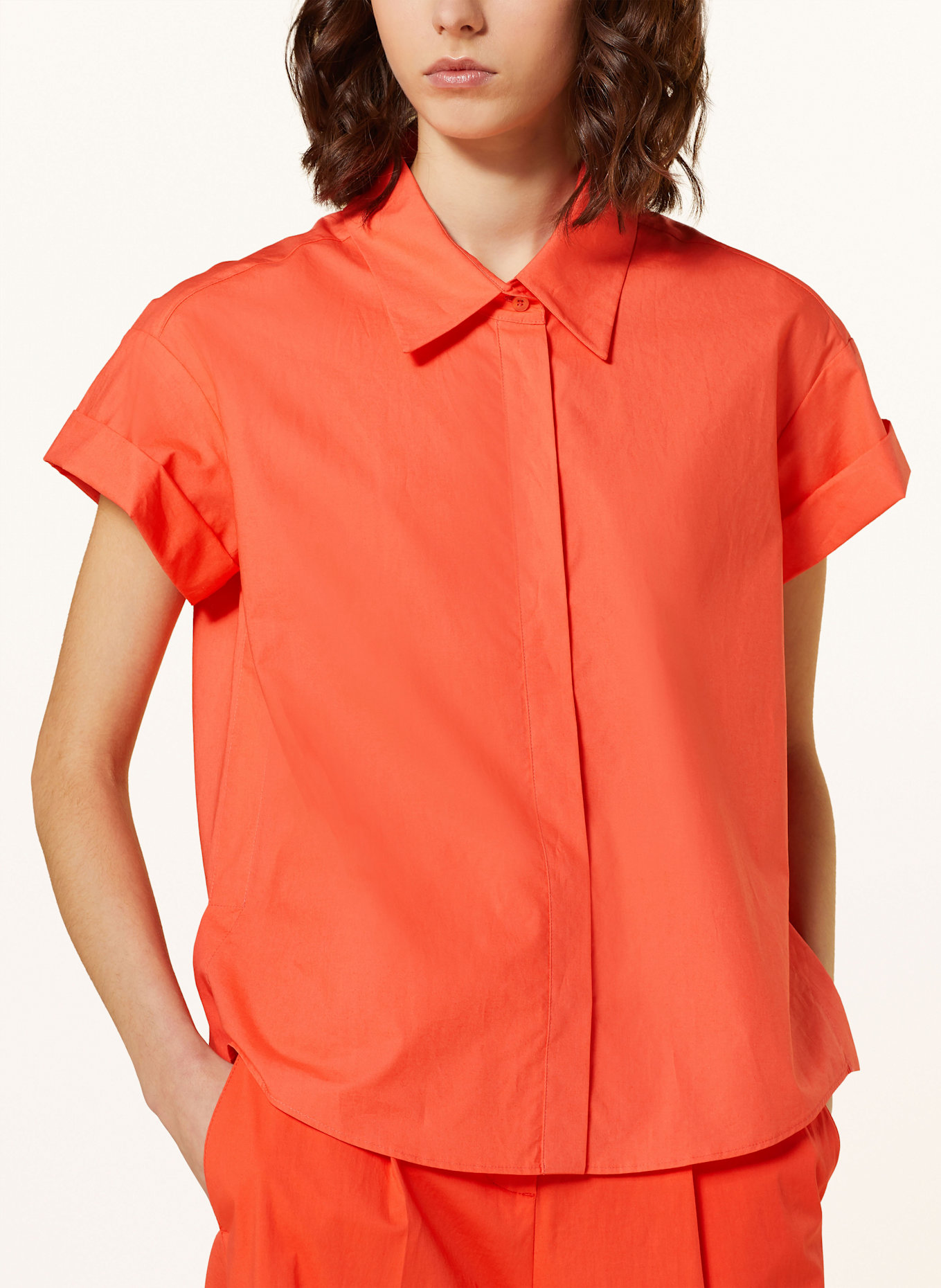 LUISA CERANO Košilová halenka: ORANŽOVÁ