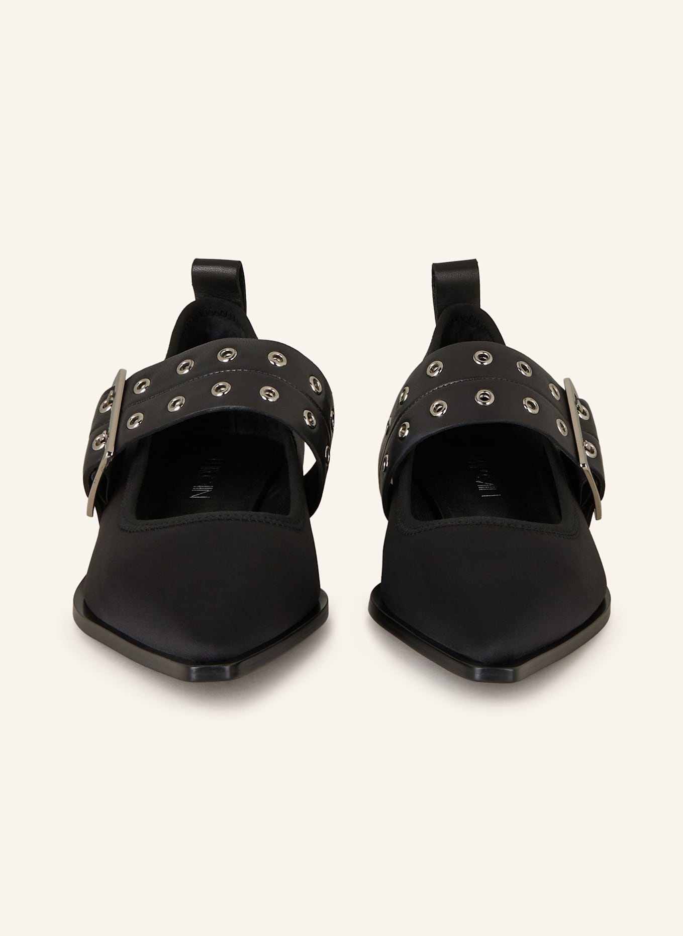 MARC CAIN Mary-Jane-Ballerinas: 900 BLACK