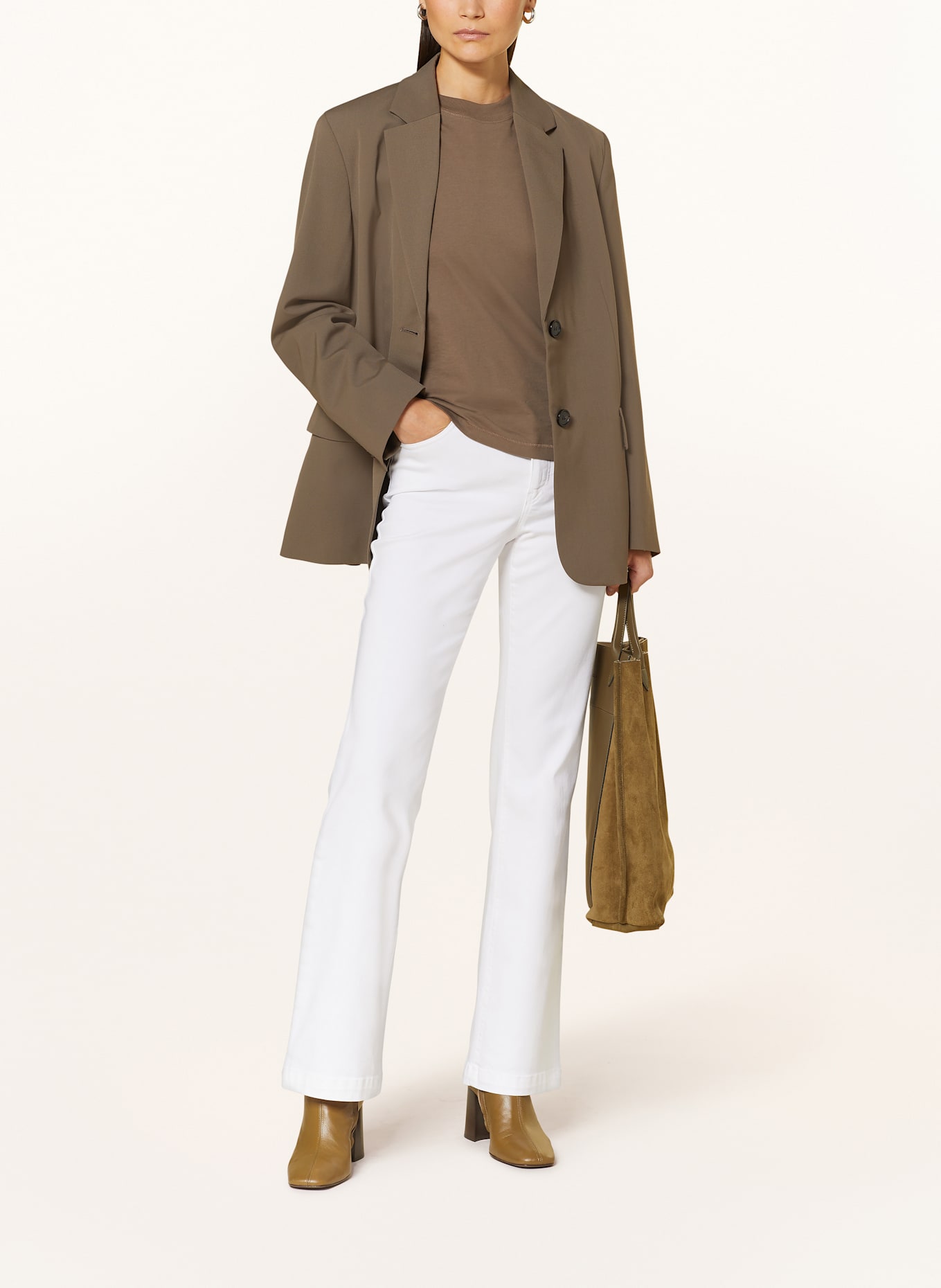 MARC CAIN Jeansy FARO: 100 WHITE