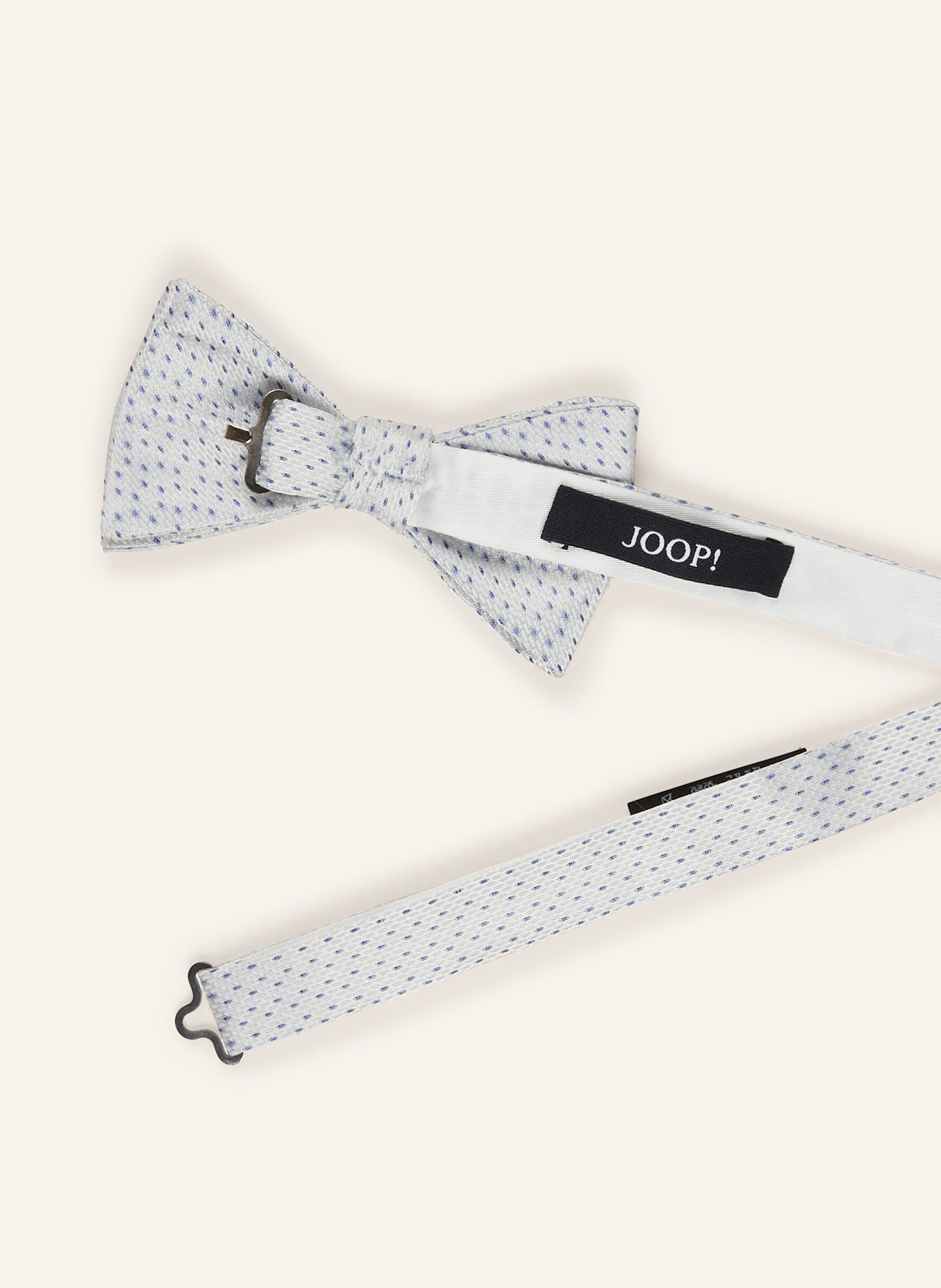 JOOP! Set JTIE: vlinderdas en pochet: LICHTBLAUW / BLAUW