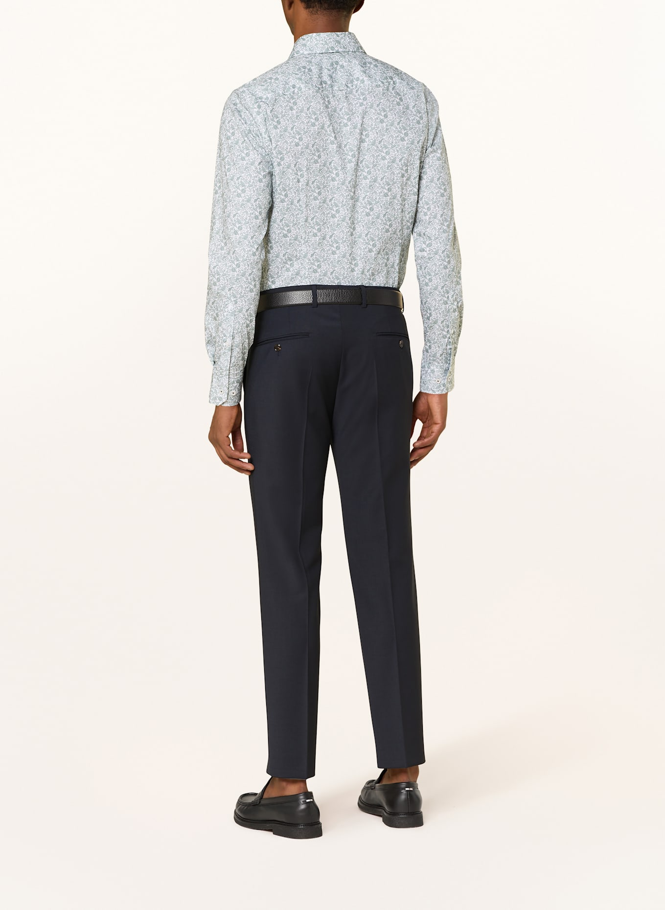 JOOP! Koszula PARES slim fit: JASNOZIELONY / BIAŁY