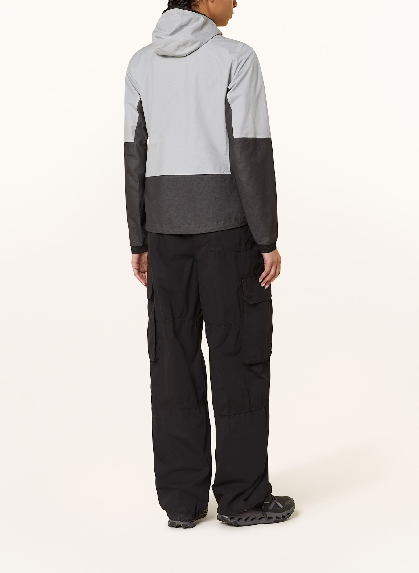 SALEWA Funktionsjacke PEDROC 2.5L POWERTEX LIGHT: DUNKELGRAU / HELLGRAU