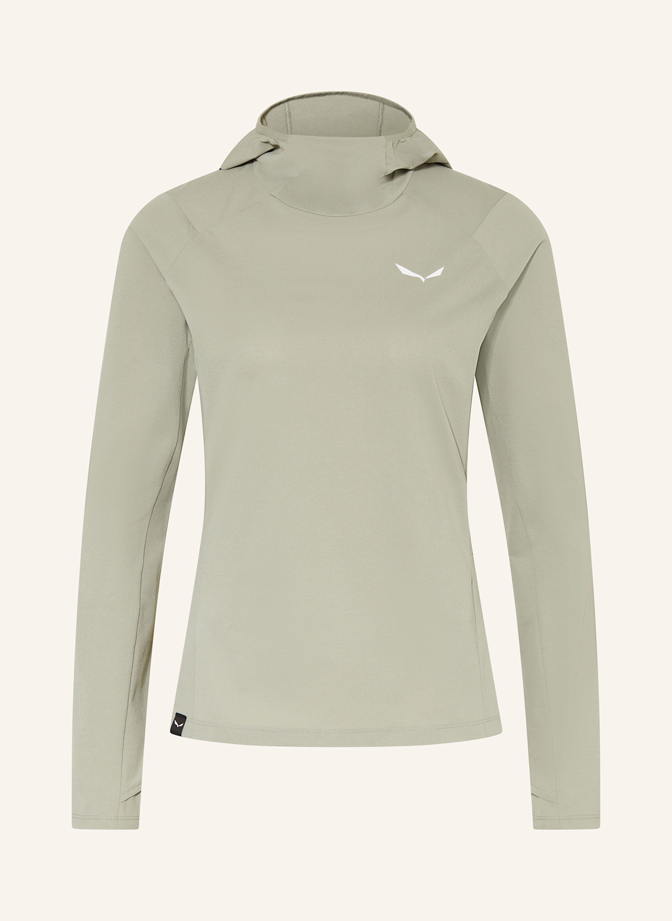 SALEWA Longsleeve PUEZ SUN: HELLGRÜN