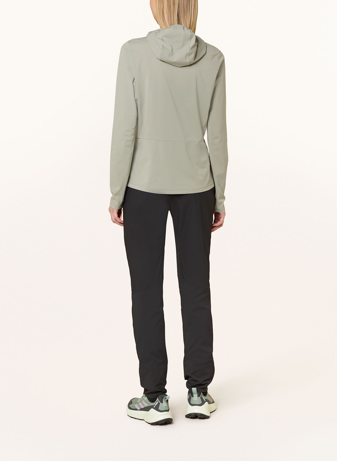 SALEWA Longsleeve PUEZ SUN: HELLGRÜN