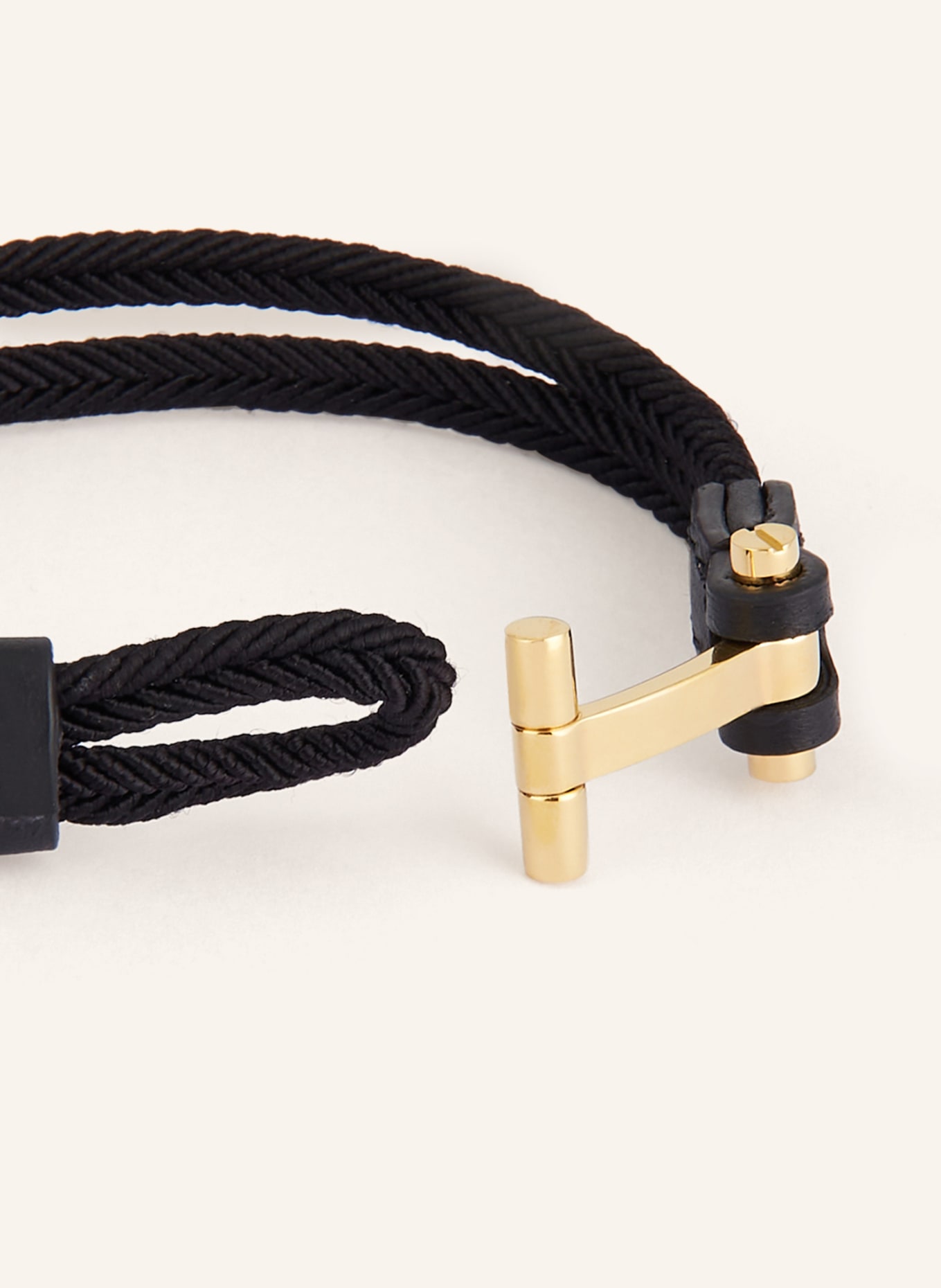 TOM FORD Armband: SCHWARZ/ GOLD