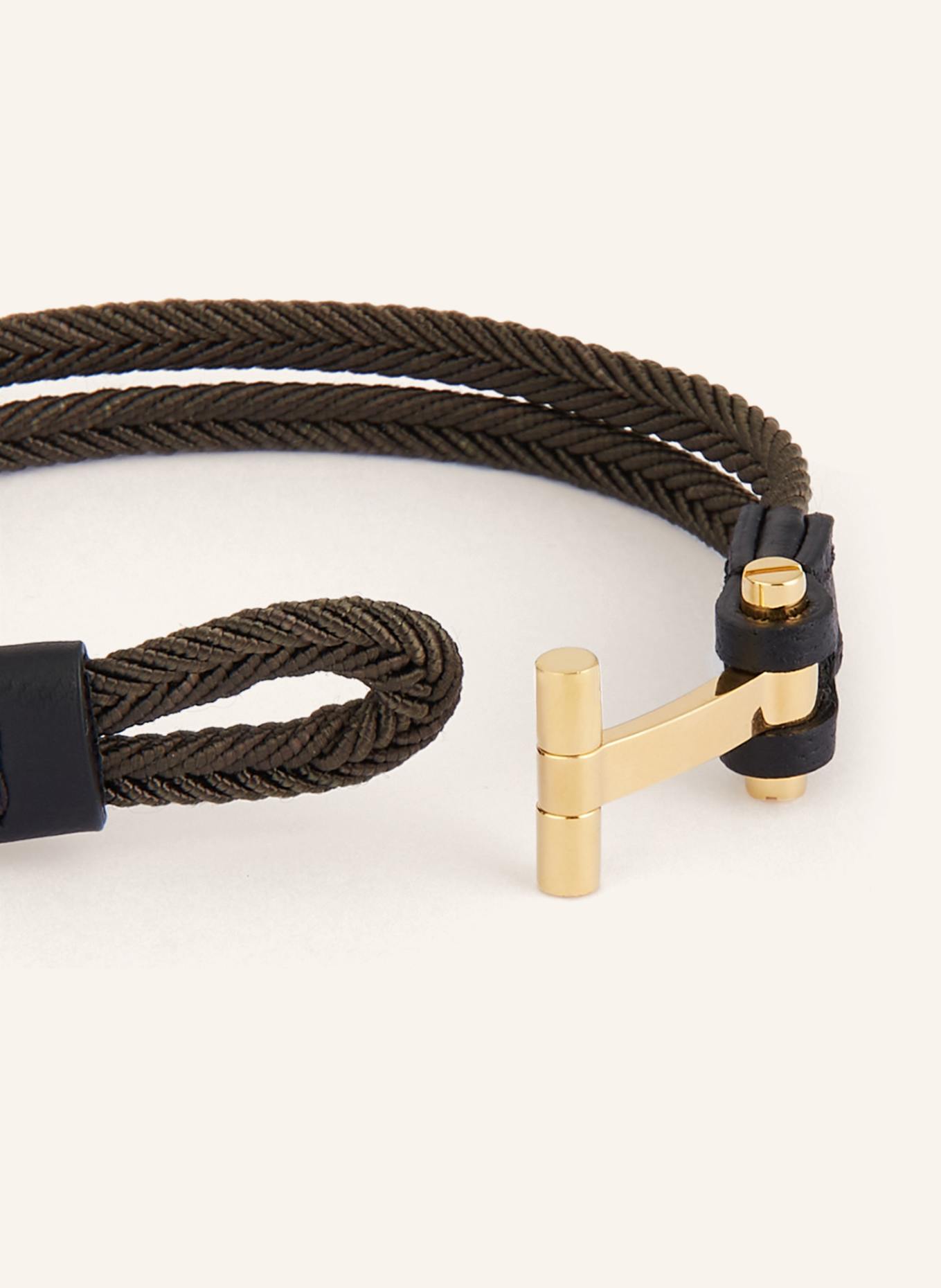 TOM FORD Armband: OLIV/ GOLD