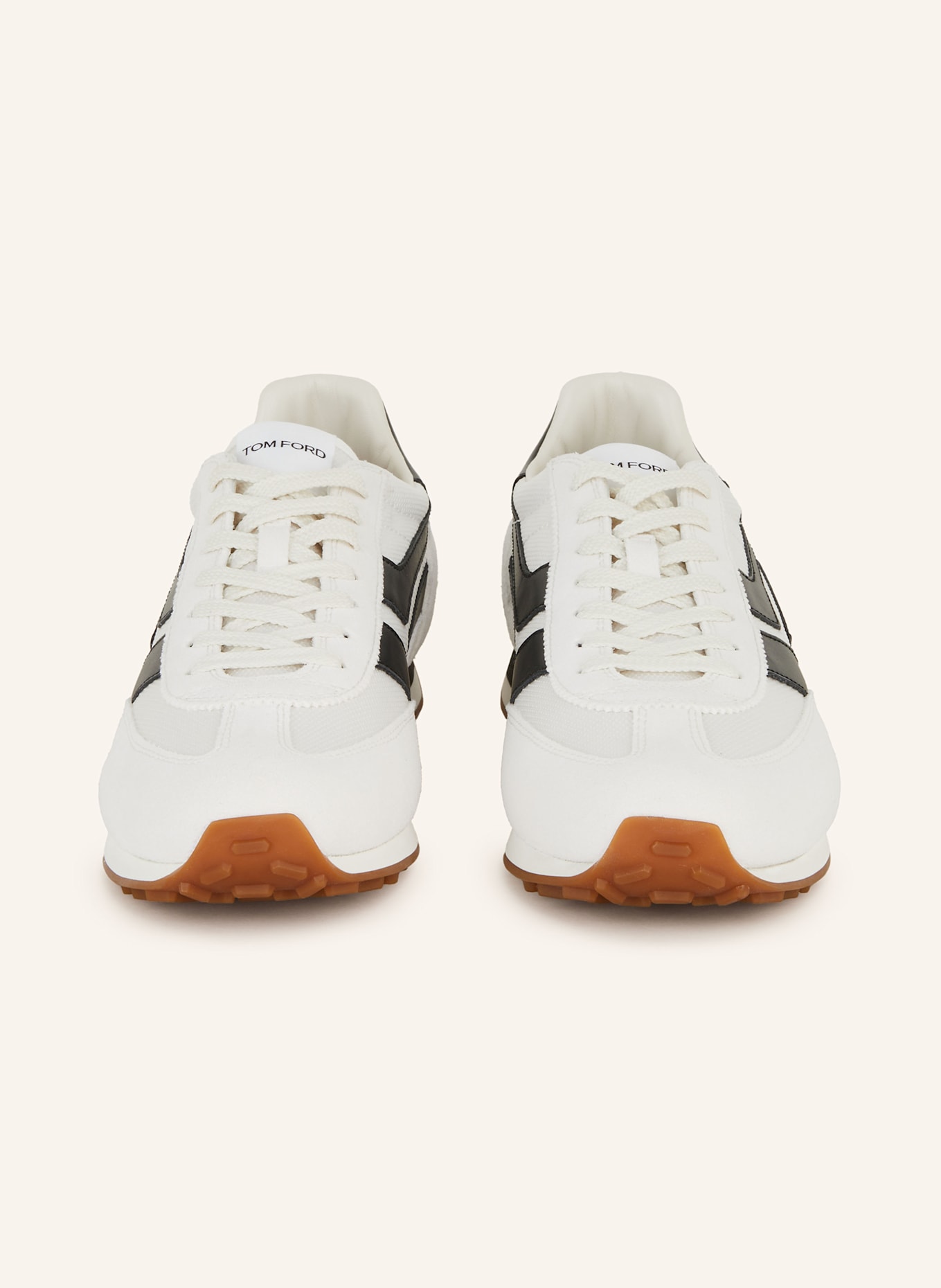 TOM FORD Sneaker MICK: WEISS/ SCHWARZ