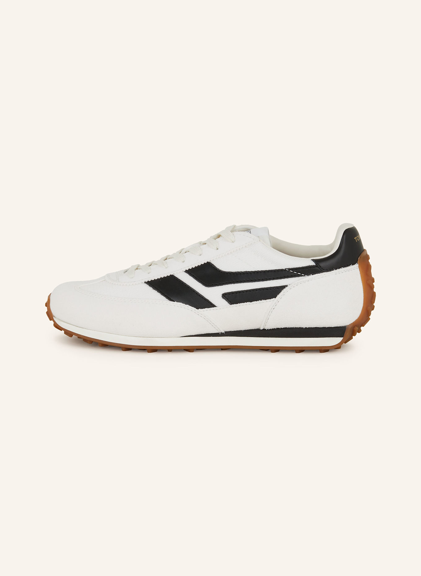 TOM FORD Sneaker MICK: WEISS/ SCHWARZ