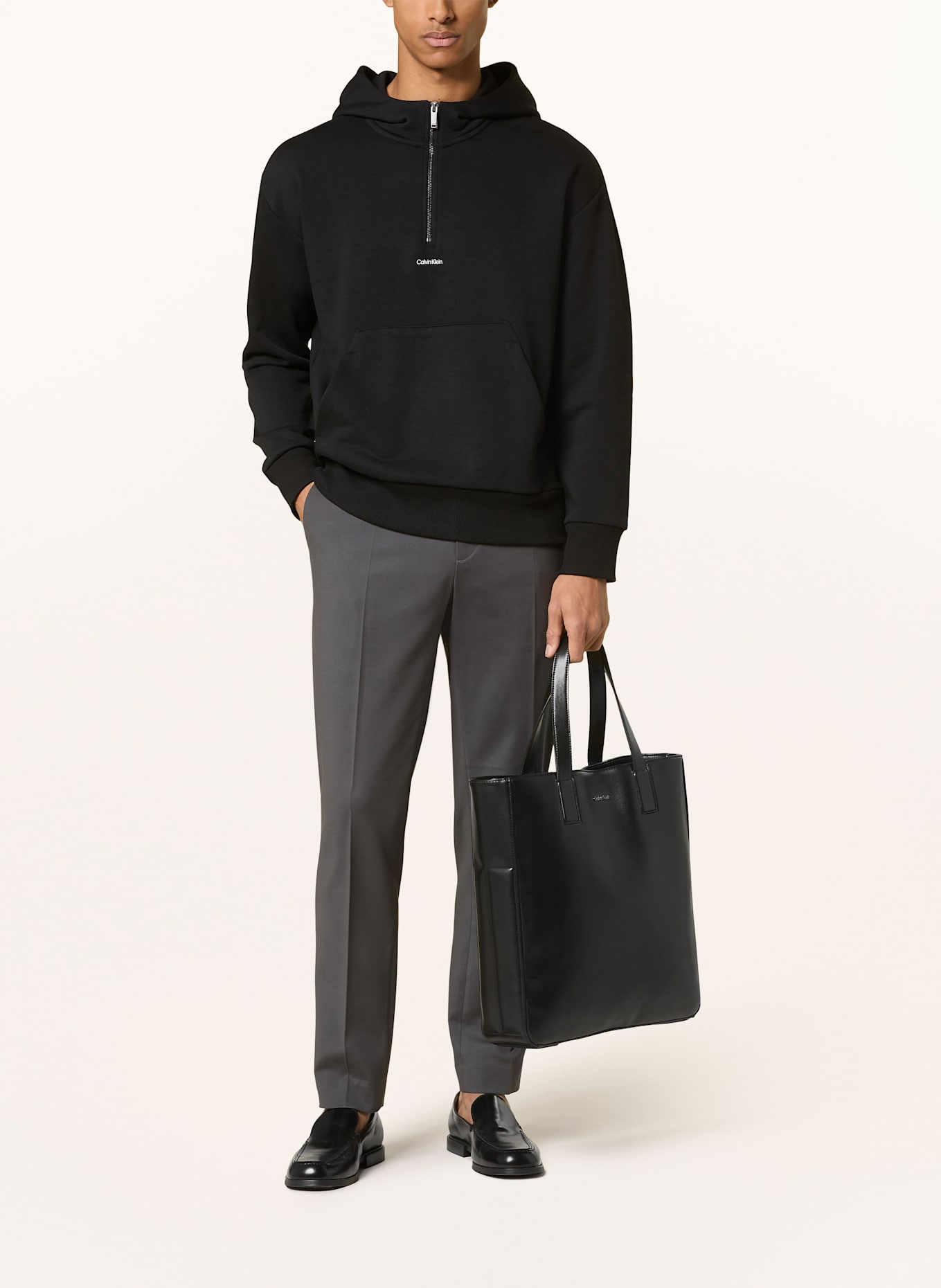 Calvin Klein Hoodie: BLACK