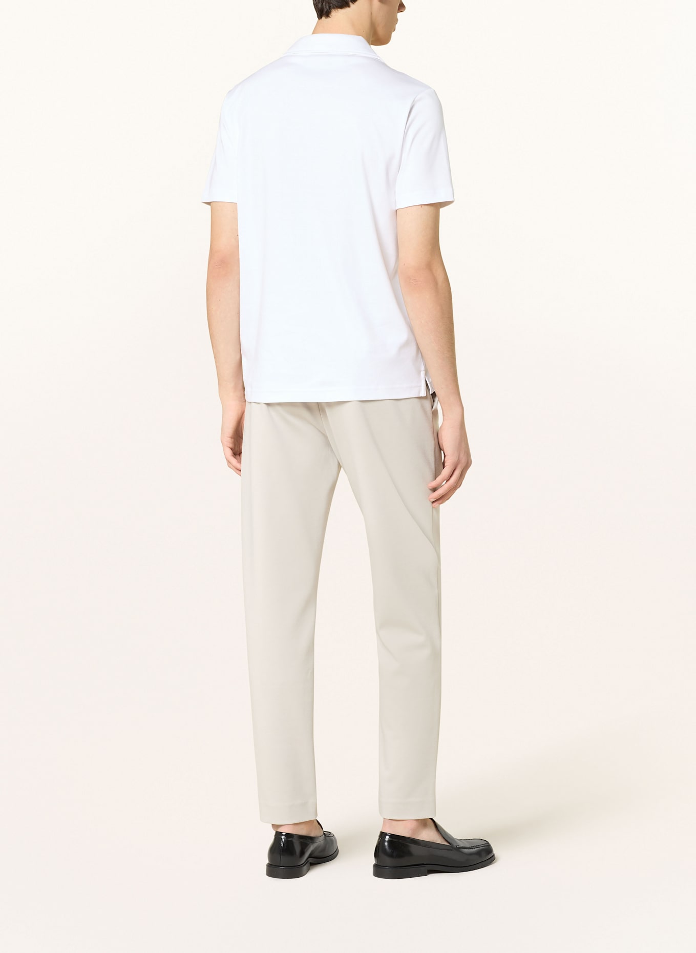 Calvin Klein Jersey polo shirt slim fit: WHITE