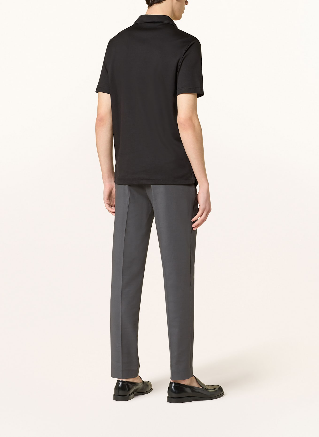 Calvin Klein Jersey-Poloshirt Slim Fit: SCHWARZ