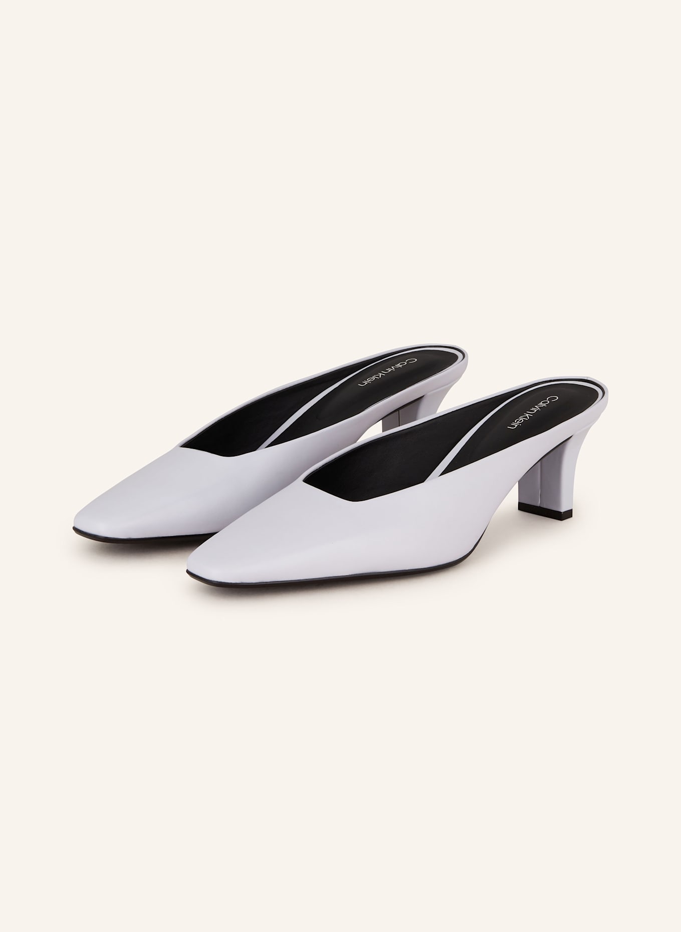 Calvin Klein Klapki typu mules: JASNOCZARY