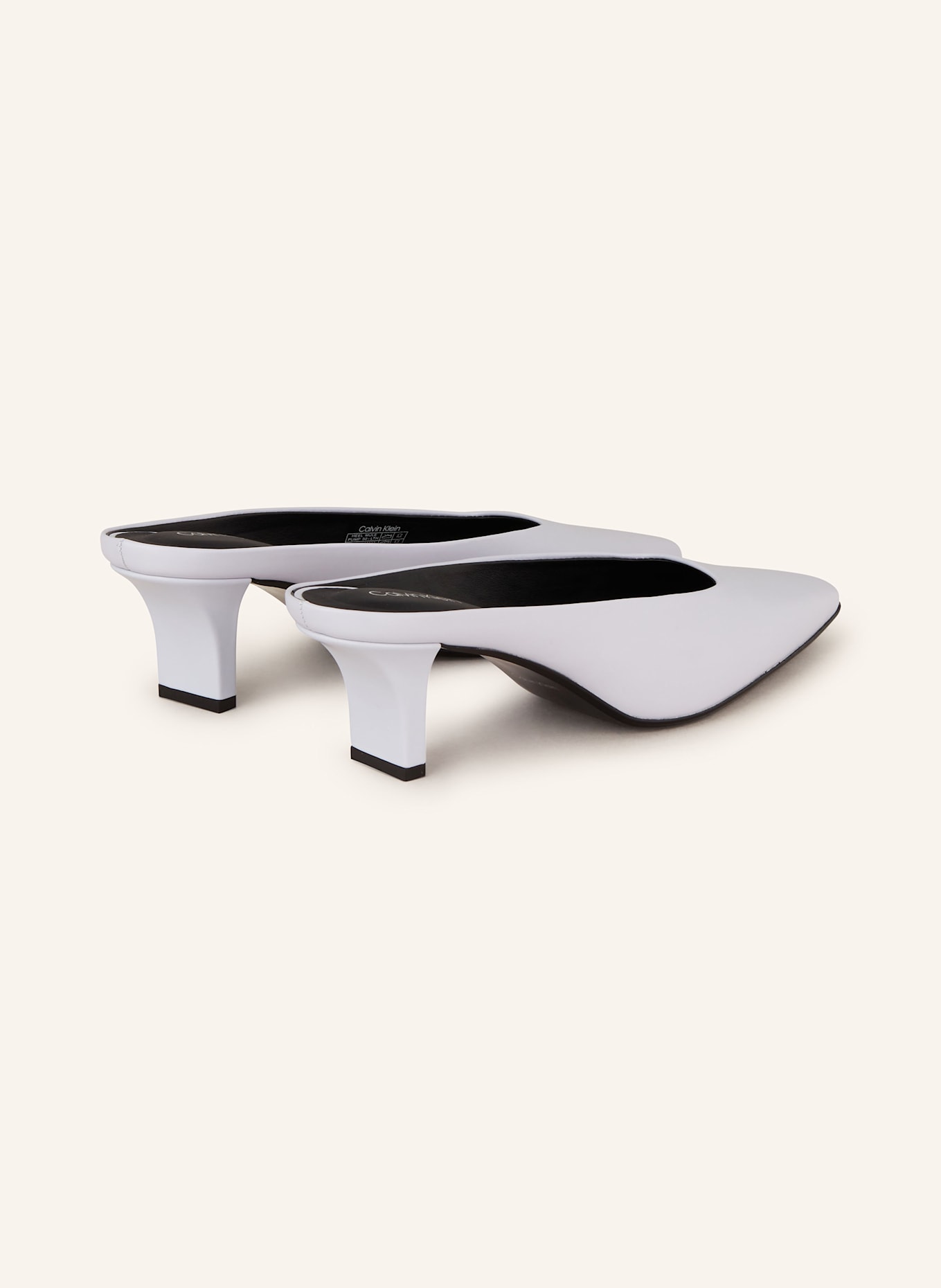 Calvin Klein Klapki typu mules: JASNOCZARY