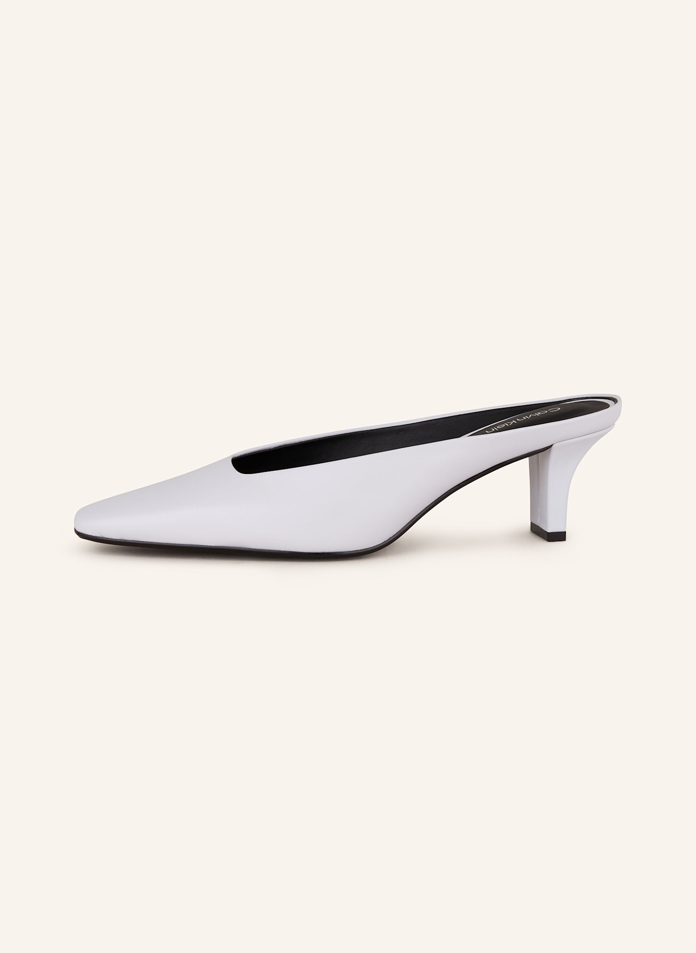 Calvin Klein Klapki typu mules: JASNOCZARY