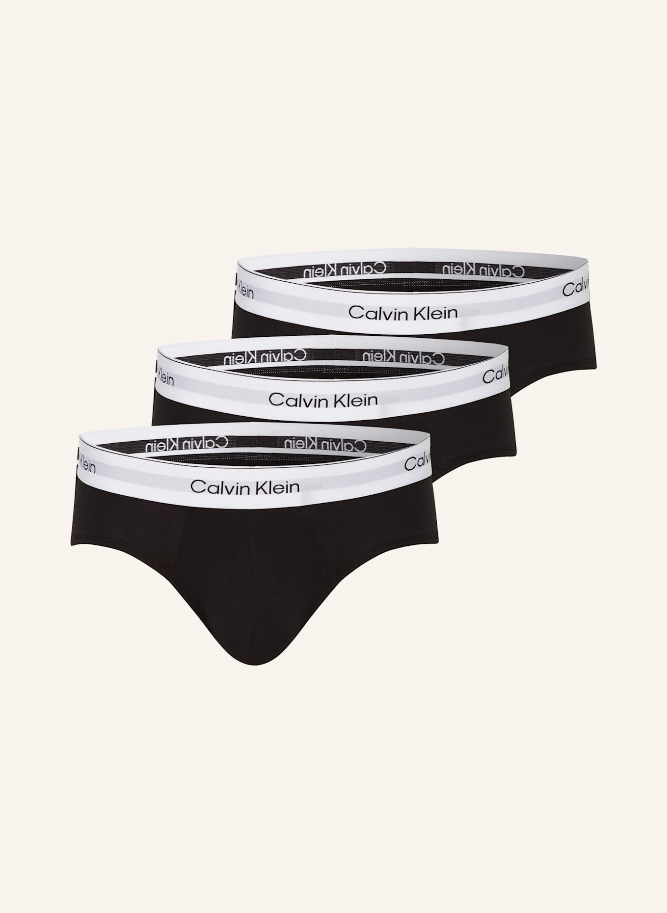 Calvin Klein 3er-Pack Boxershorts ICON COTTON STRETCH: SCHWARZ