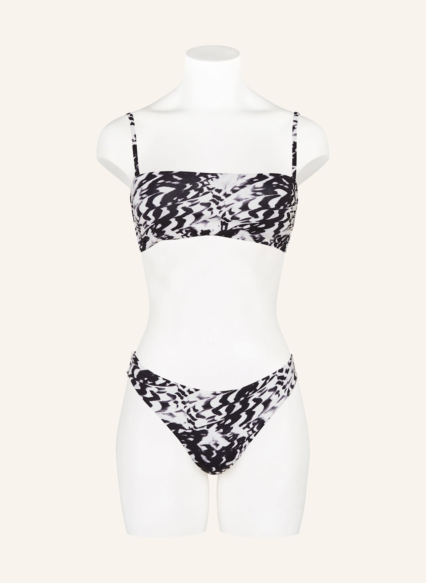 Calvin Klein Bandeau-Bikini-Top CK ESSENTIALS: SCHWARZ / WEISS / GRAU