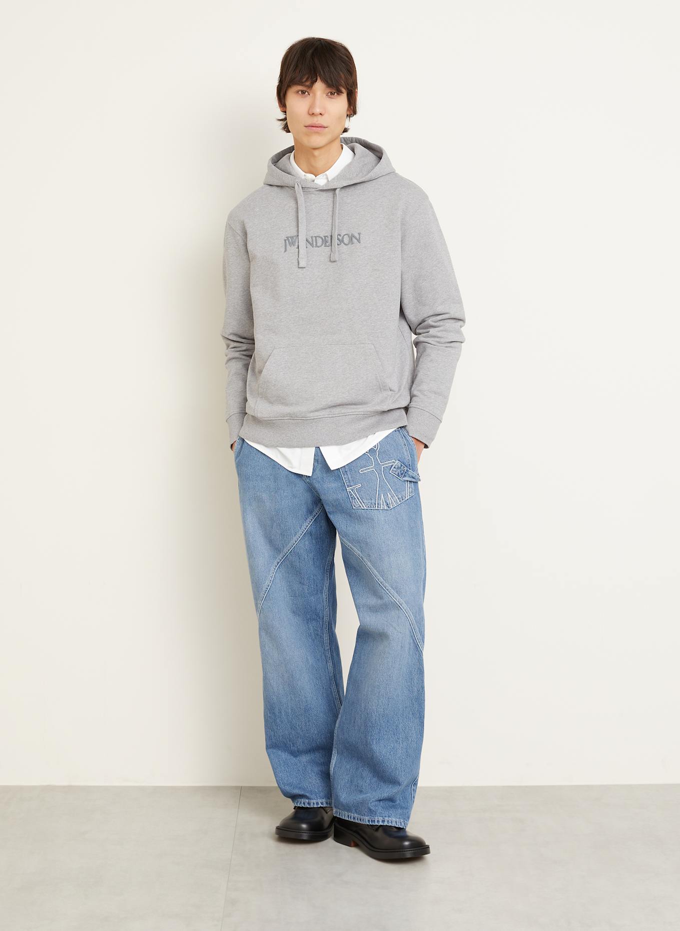 JW ANDERSON Hoodie: GRAU