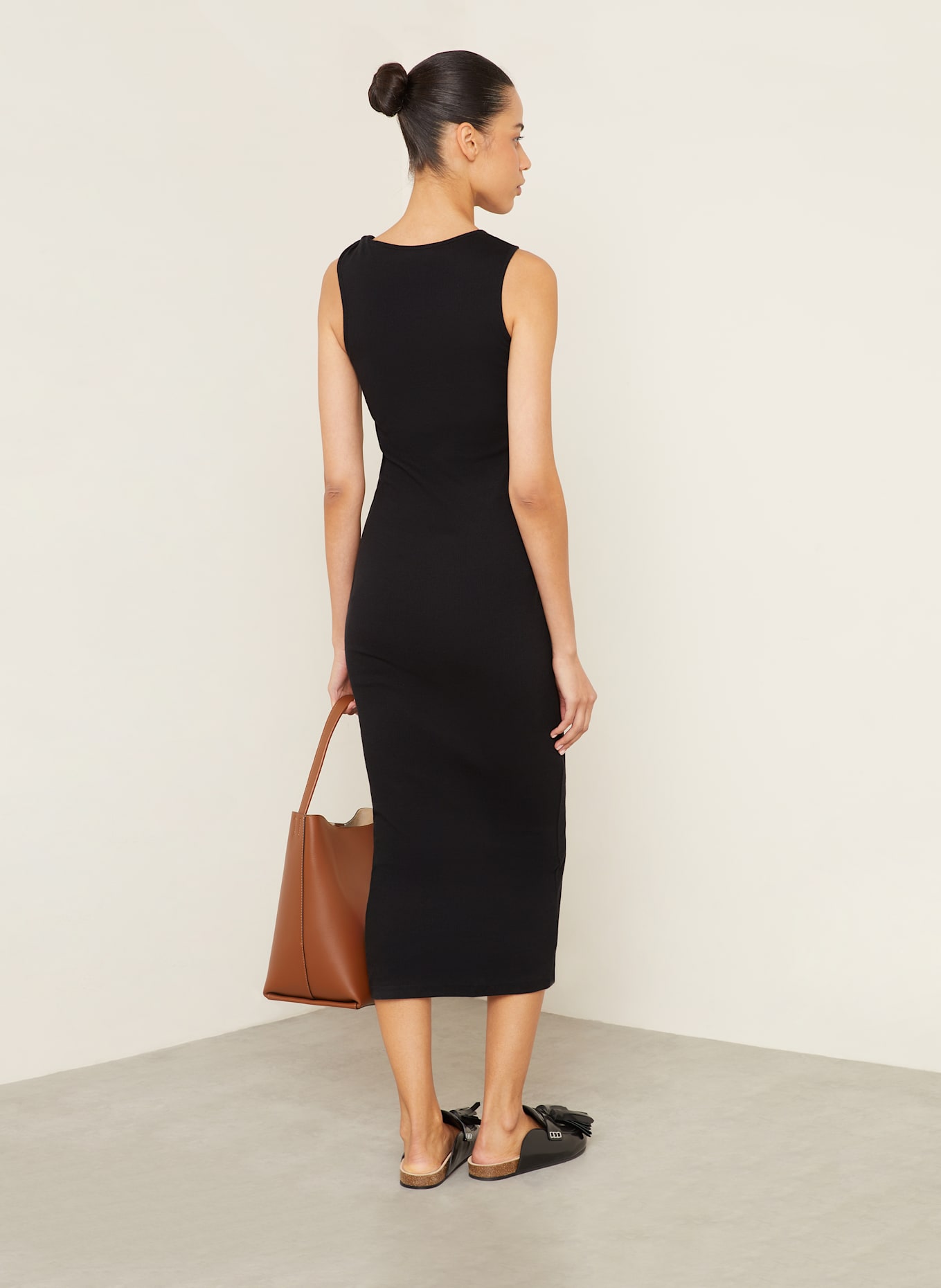 JW ANDERSON Jerseykleid: SCHWARZ