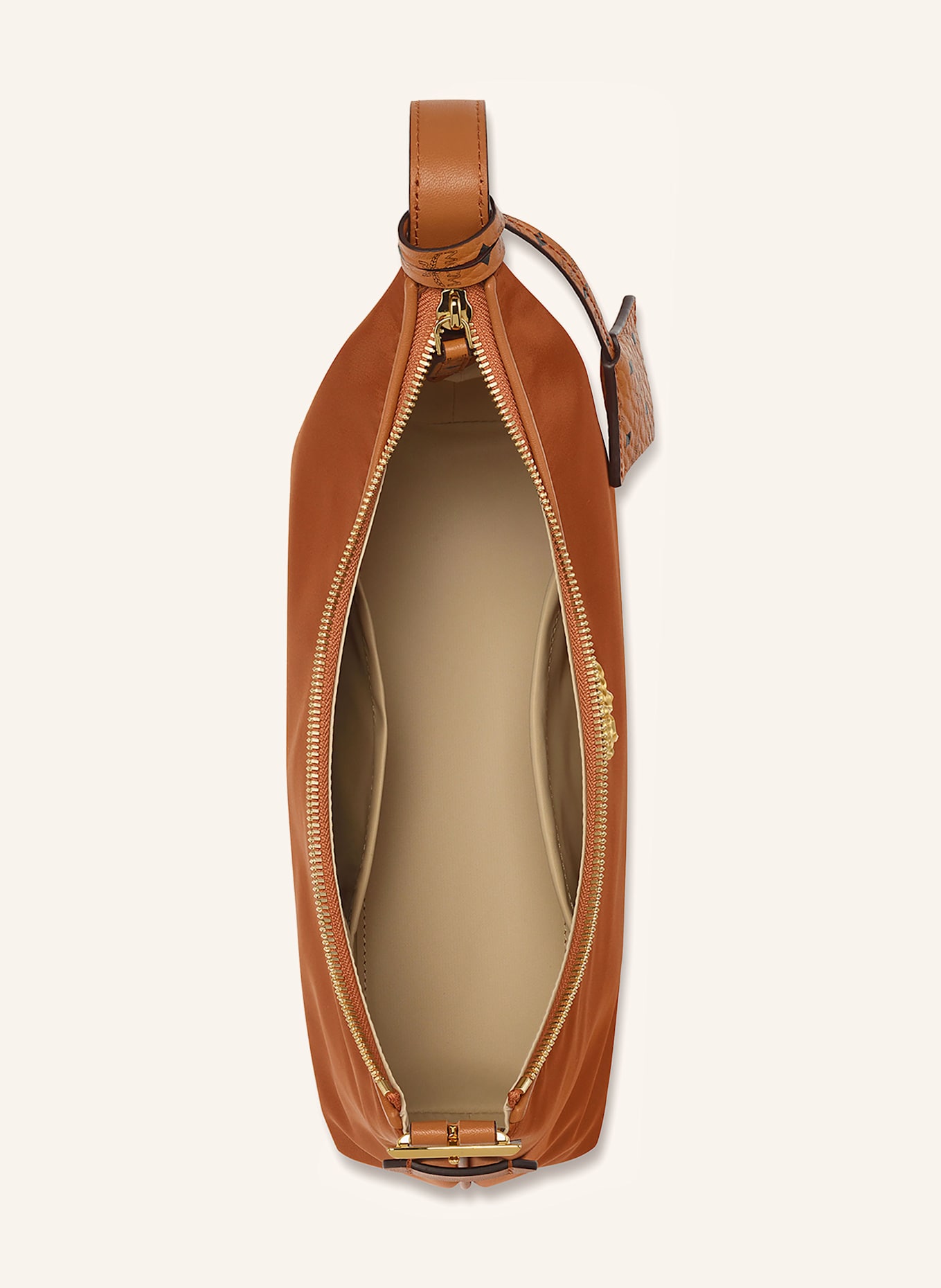 MCM Umhängetasche AREN SMALL: COGNAC