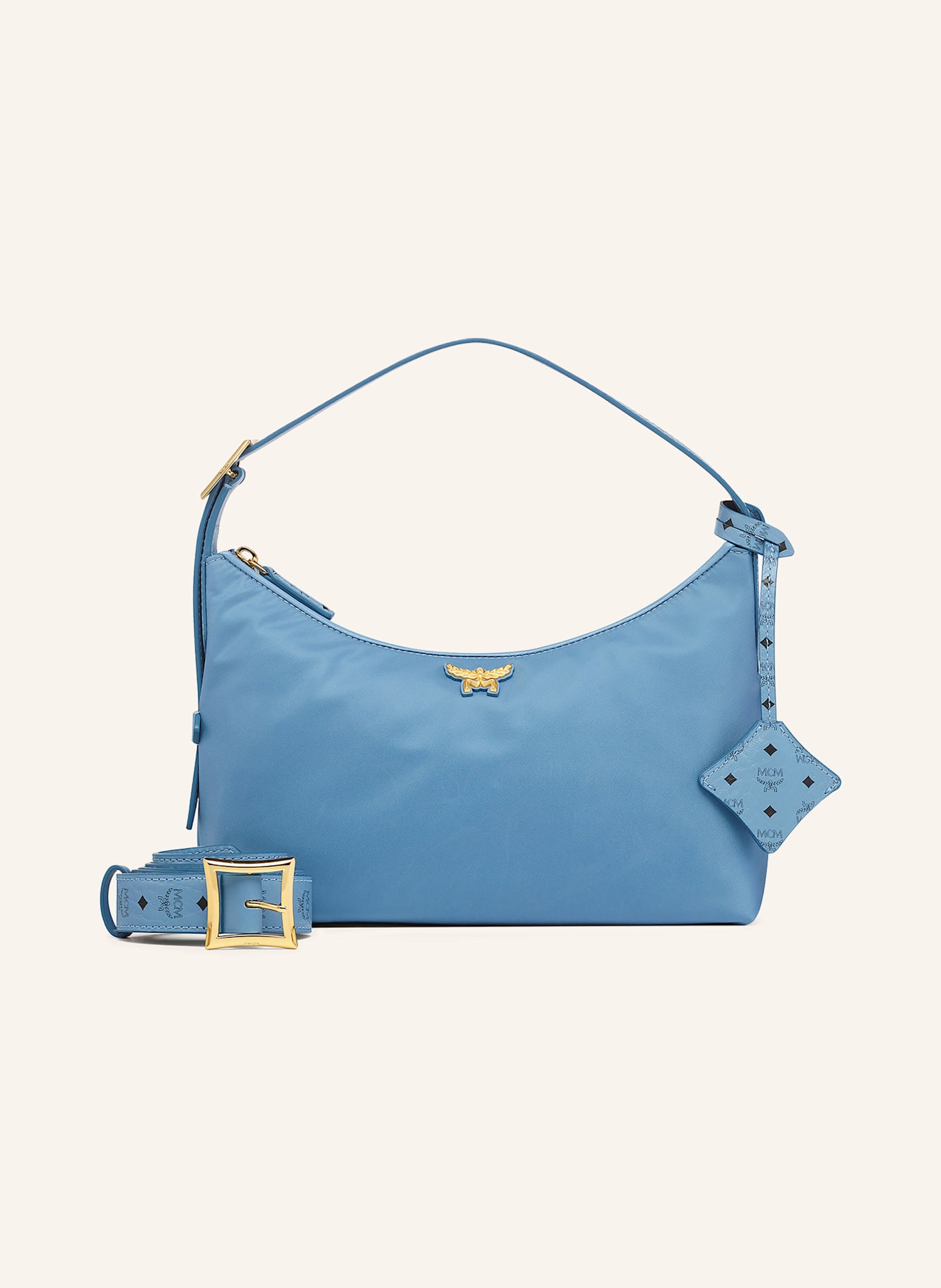 MCM Umhängetasche AREN SMALL: E4 BLUE HEAVEN