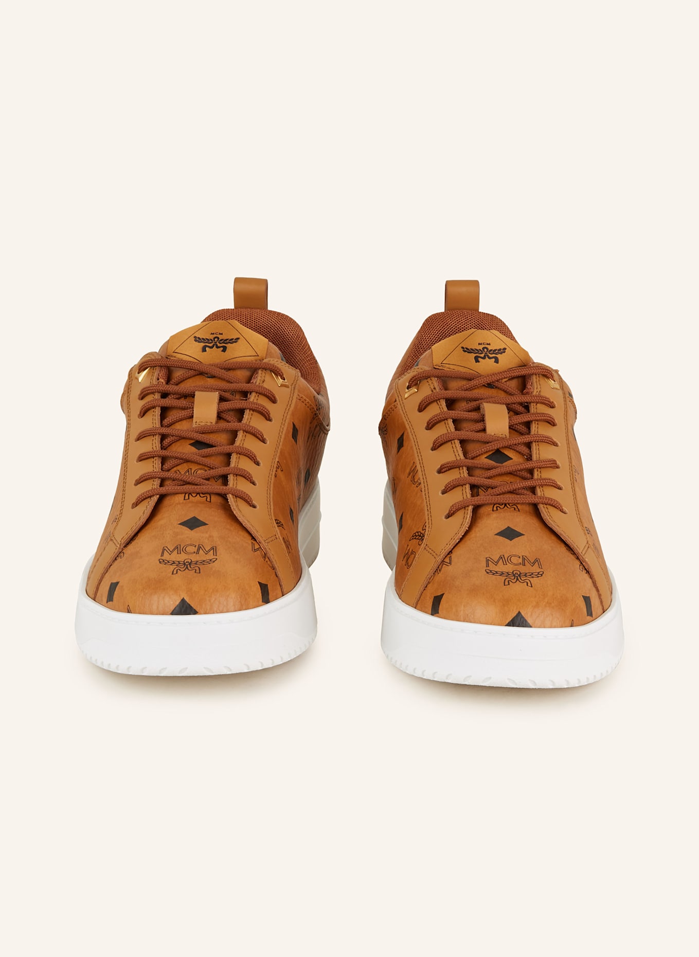 MCM Sneakersy NEO: CO COGNAC